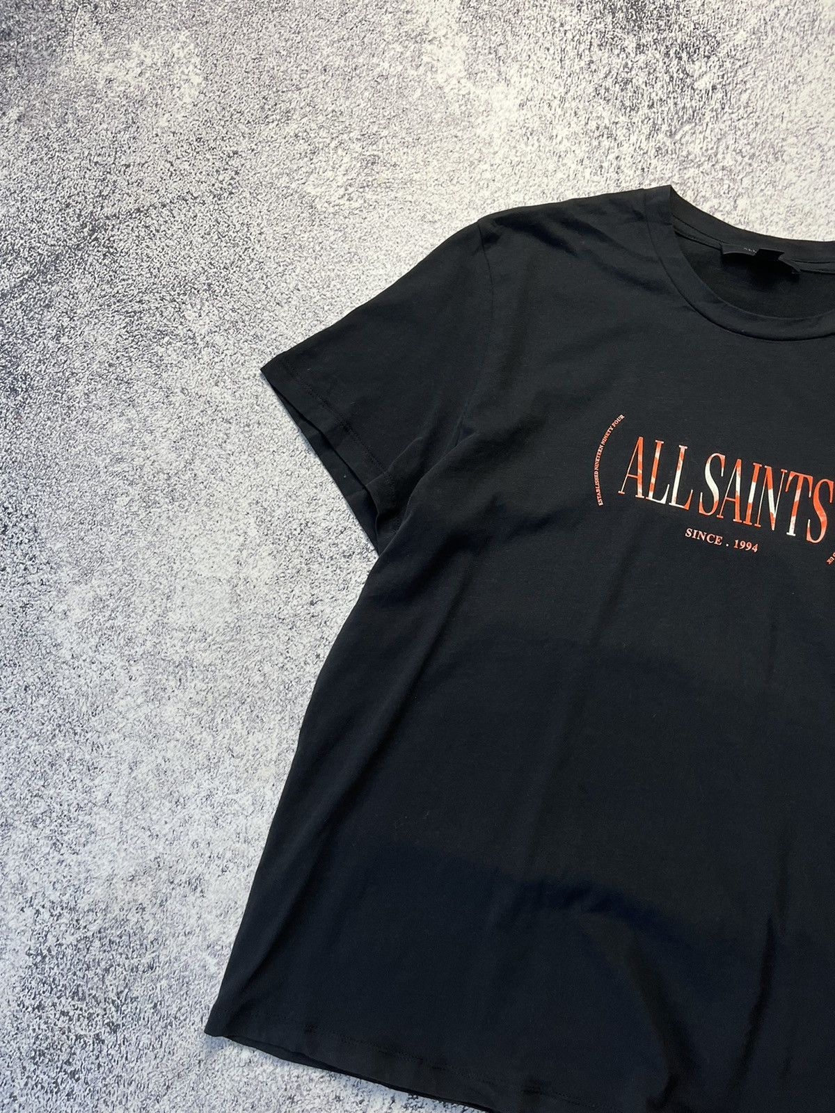 Allsaints Vintage Allsaints Big logo T-Shirt Size US M / EU 48-50 / 2 - 2 Thumbnail