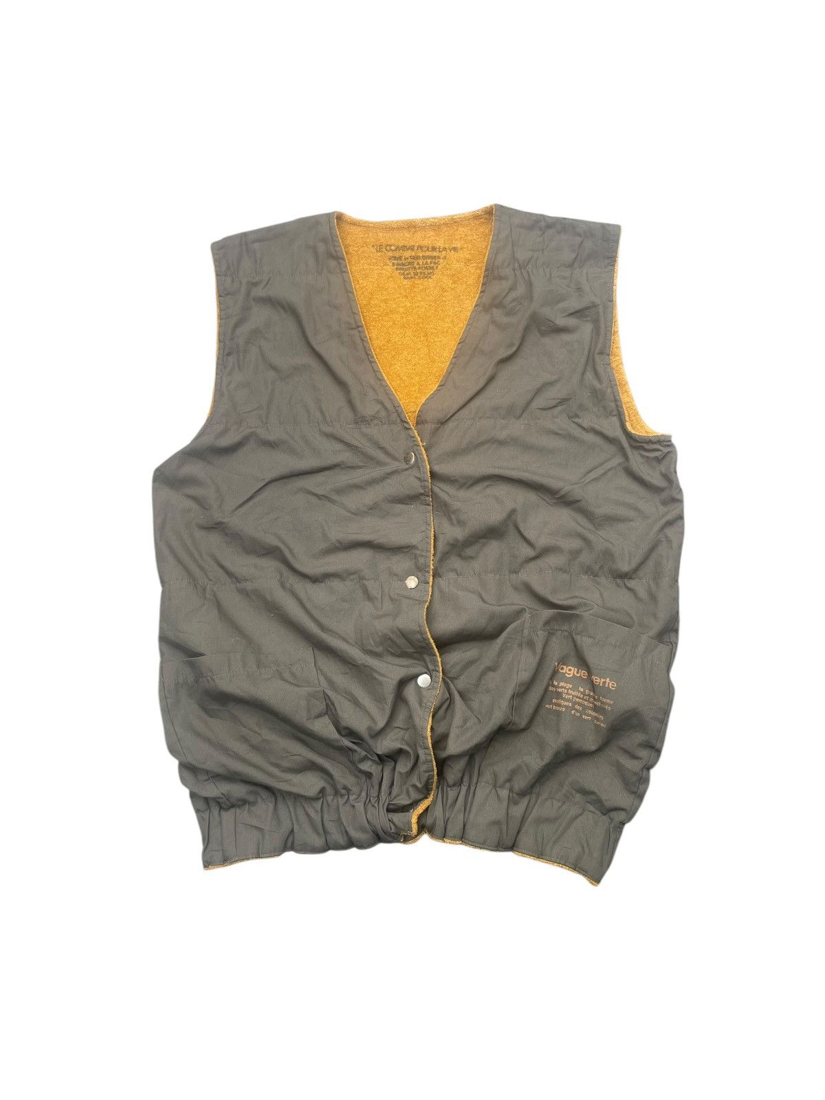 Vintage Vintage Le Combat Pour Lave Vest Size US M / EU 48-50 / 2 - 1 Thumbnail