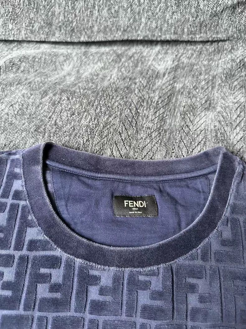 Fendi Fendi Fleece old flower full printed short sleeves Size US L / EU 52-54 / 3 - 3 Thumbnail