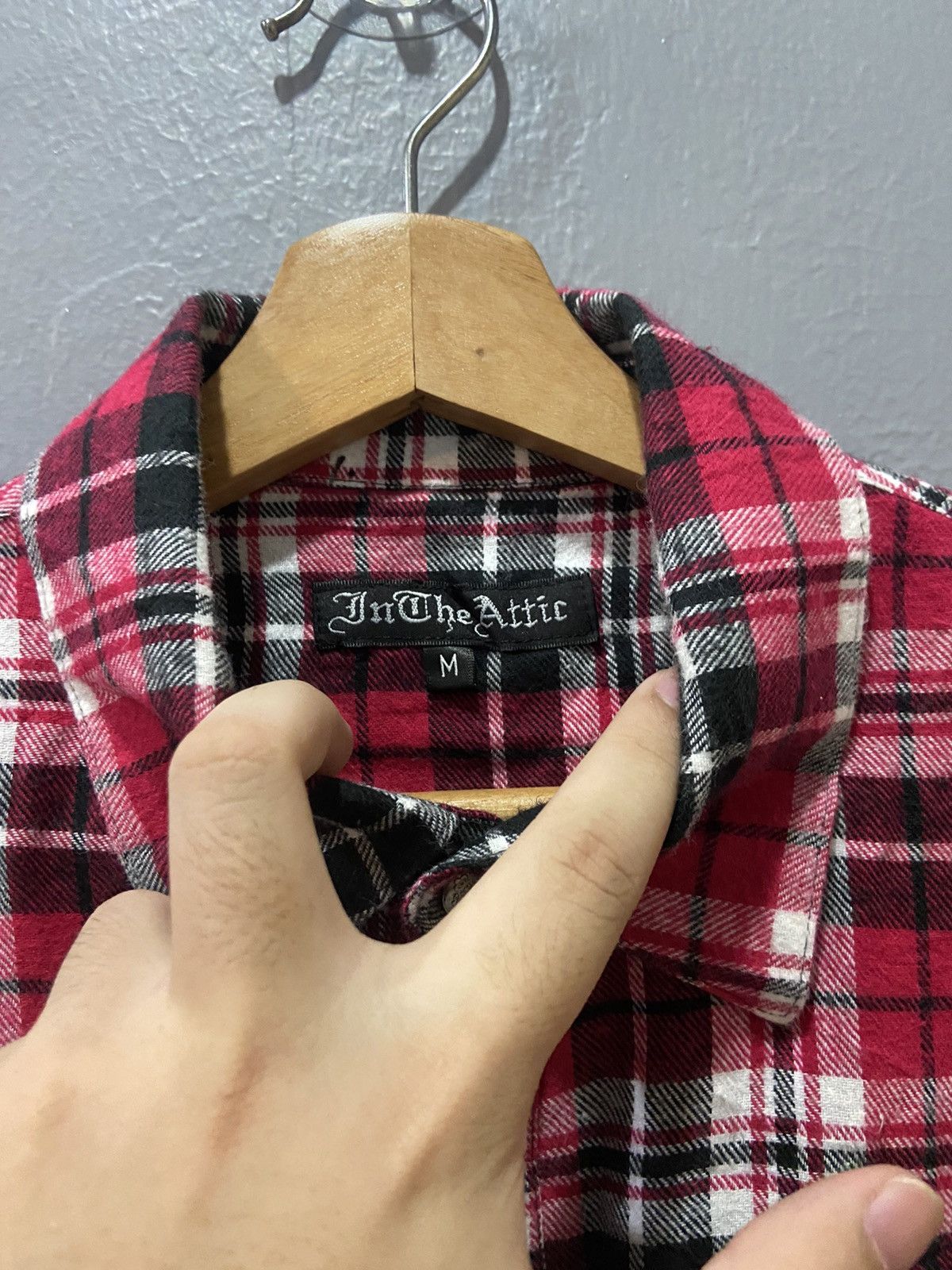 In The Attic × Japanese Brand × Le Grande Bleu (L.G.B.) In The Attic Punk Flannel Shirt Size US M / EU 48-50 / 2 - 3 Thumbnail