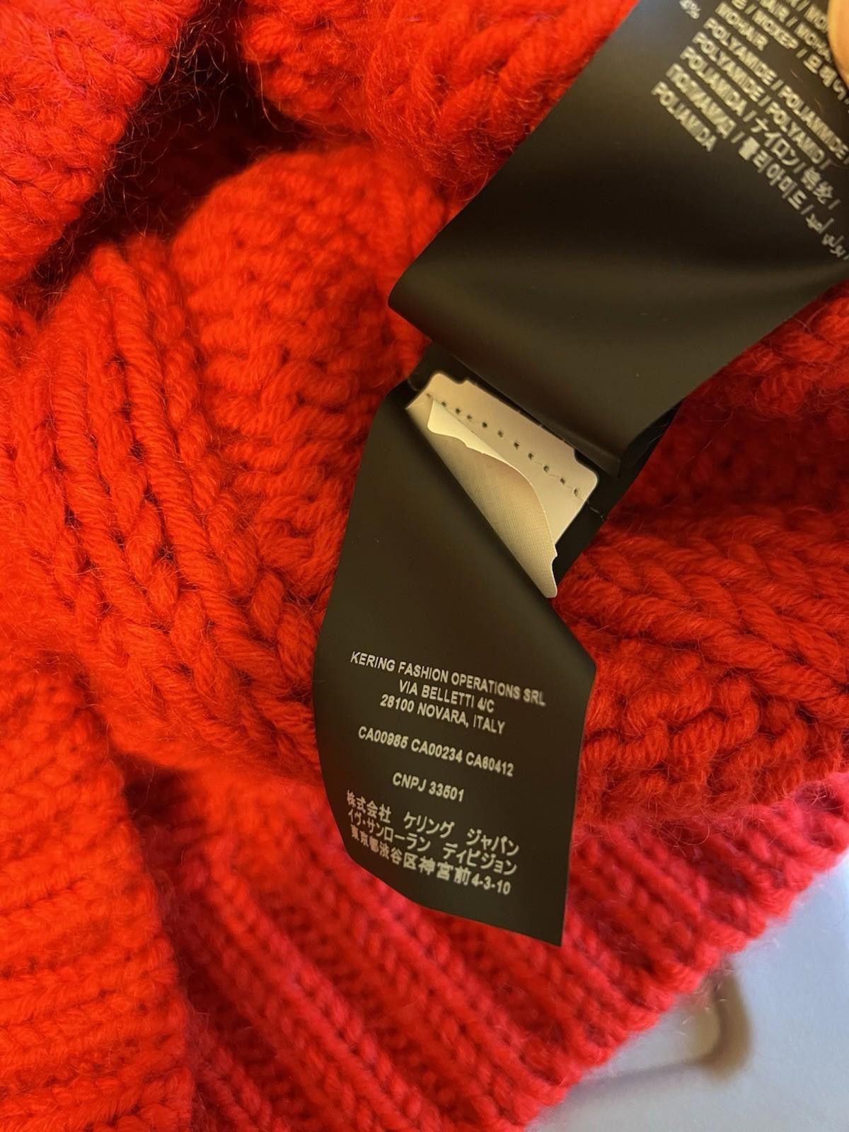 Saint Laurent Paris Saint Laurent Paris Crewneck Sweater Red L Virgin Wool Size US L / EU 52-54 / 3 - 6 Thumbnail