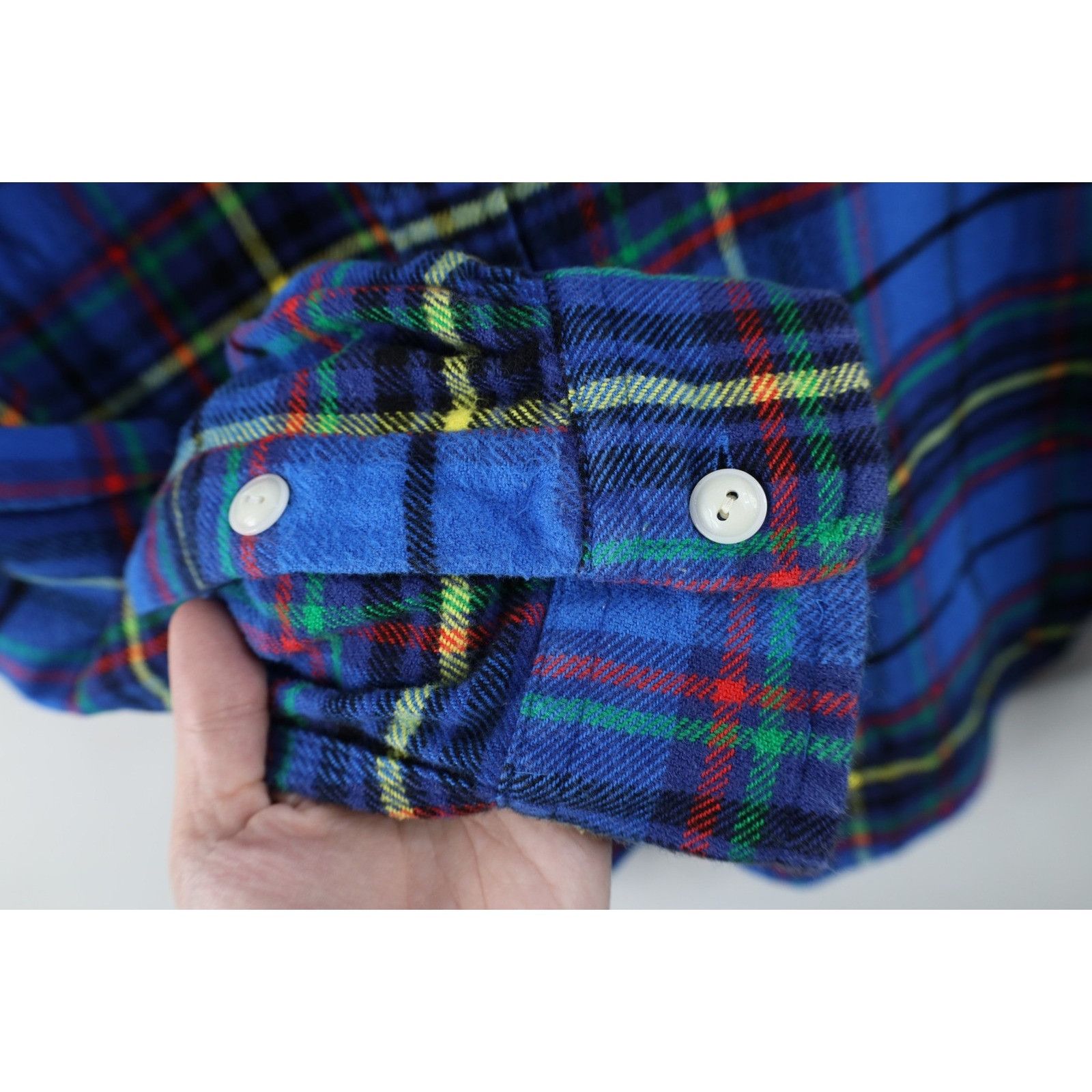 Polo Ralph Lauren Vintage Ralph Lauren Rainbow Plaid Flannel Button Shirt Size US L / EU 52-54 / 3 - 5 Thumbnail