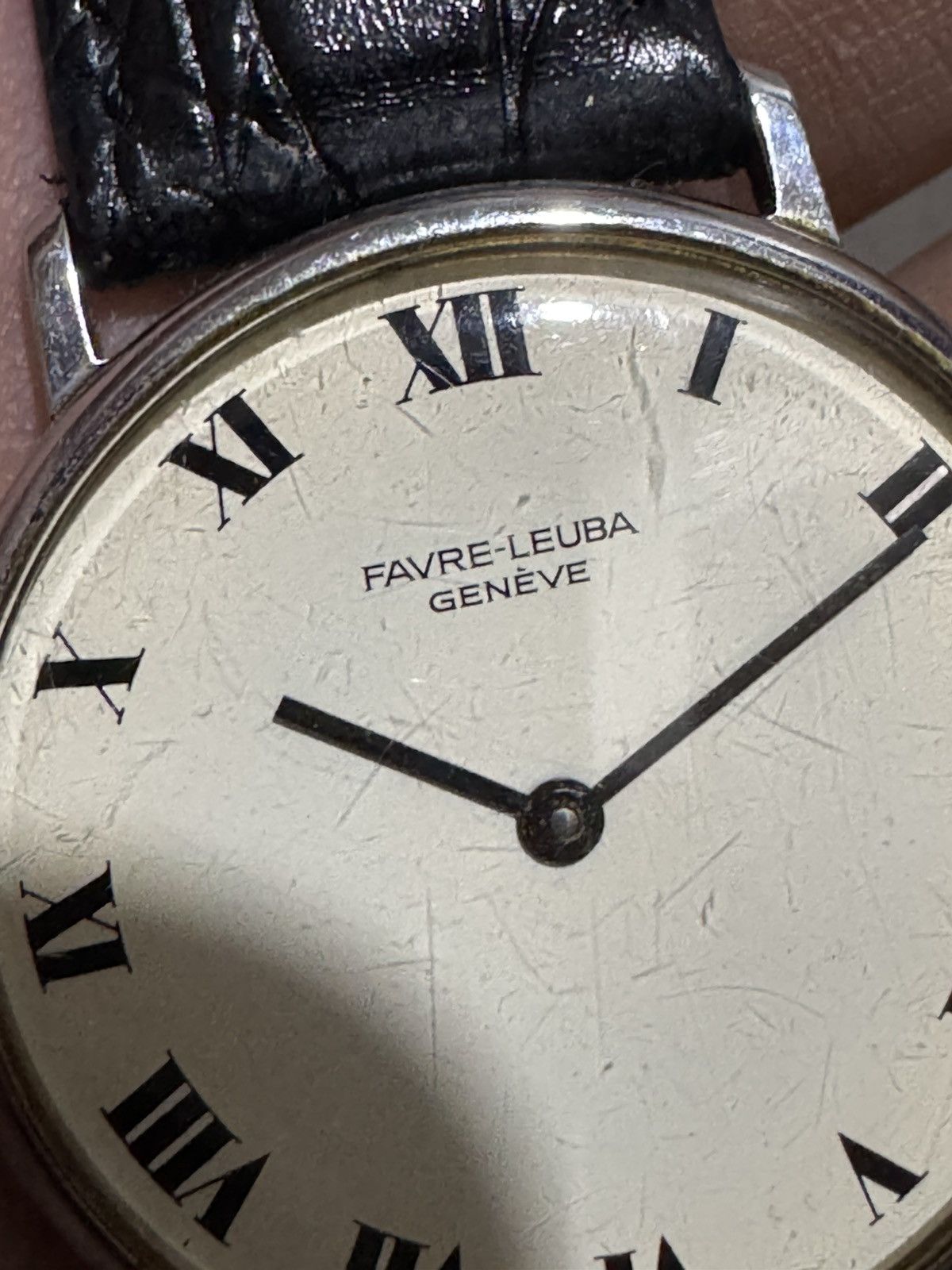 Vintage FAVRE LEUBA ROMAN NUMERAL WRIST WATCH Size ONE SIZE - 4 Thumbnail