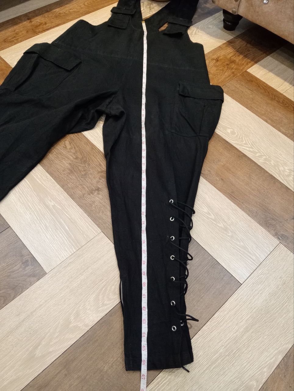 Limi Feu LIMI FEU YOHJI YAMAMOTO LACE UP BALLOON OVERALL SIZE S Size 26" / US 2 / IT 38 - 14 Thumbnail