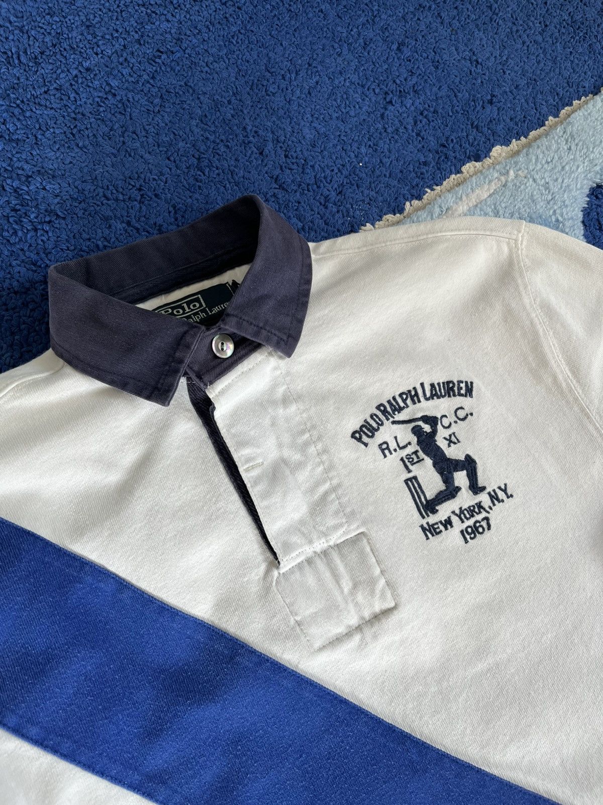Polo Ralph Lauren 🏉 Vintage 90s Polo Ralph Lauren Rugby rare retro hype Y2K Size US S / EU 44-46 / 1 - 4 Thumbnail