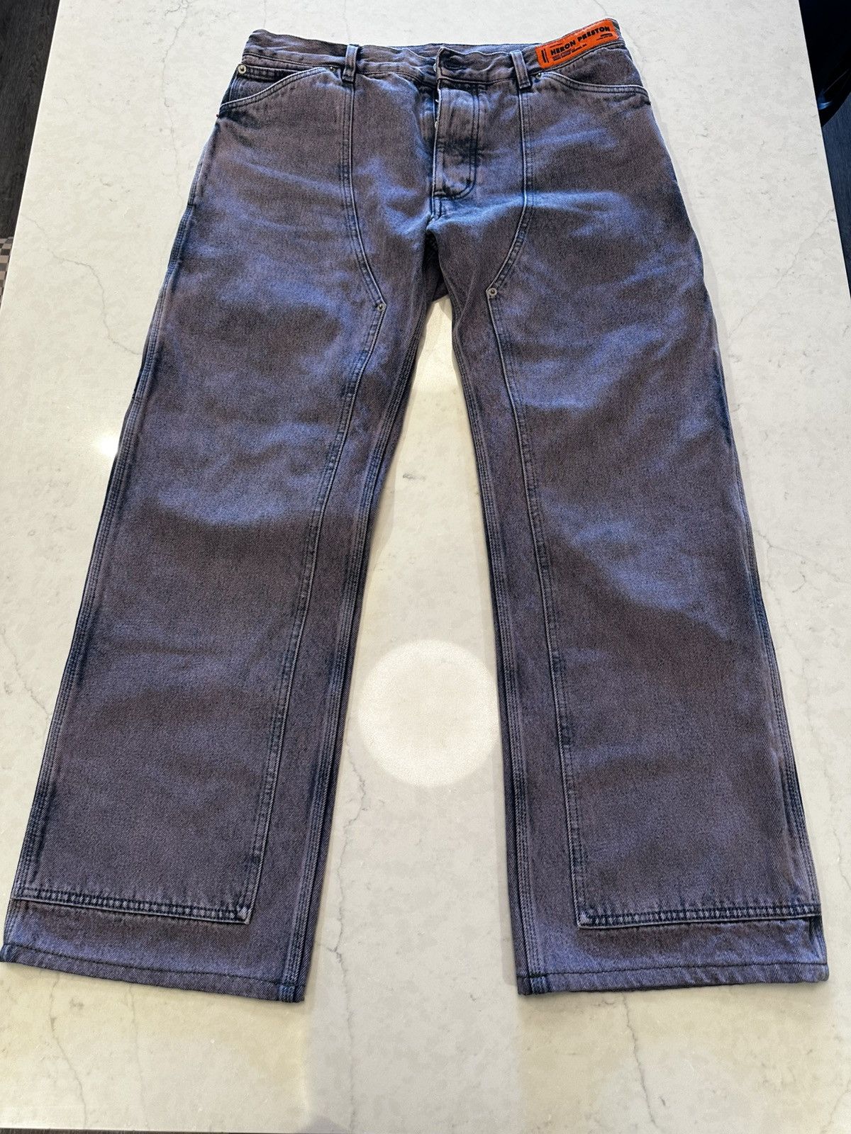 Heron Preston Heron Preston Double Knee Carpenter Pants Size US 34 / EU 50 - 1 Thumbnail