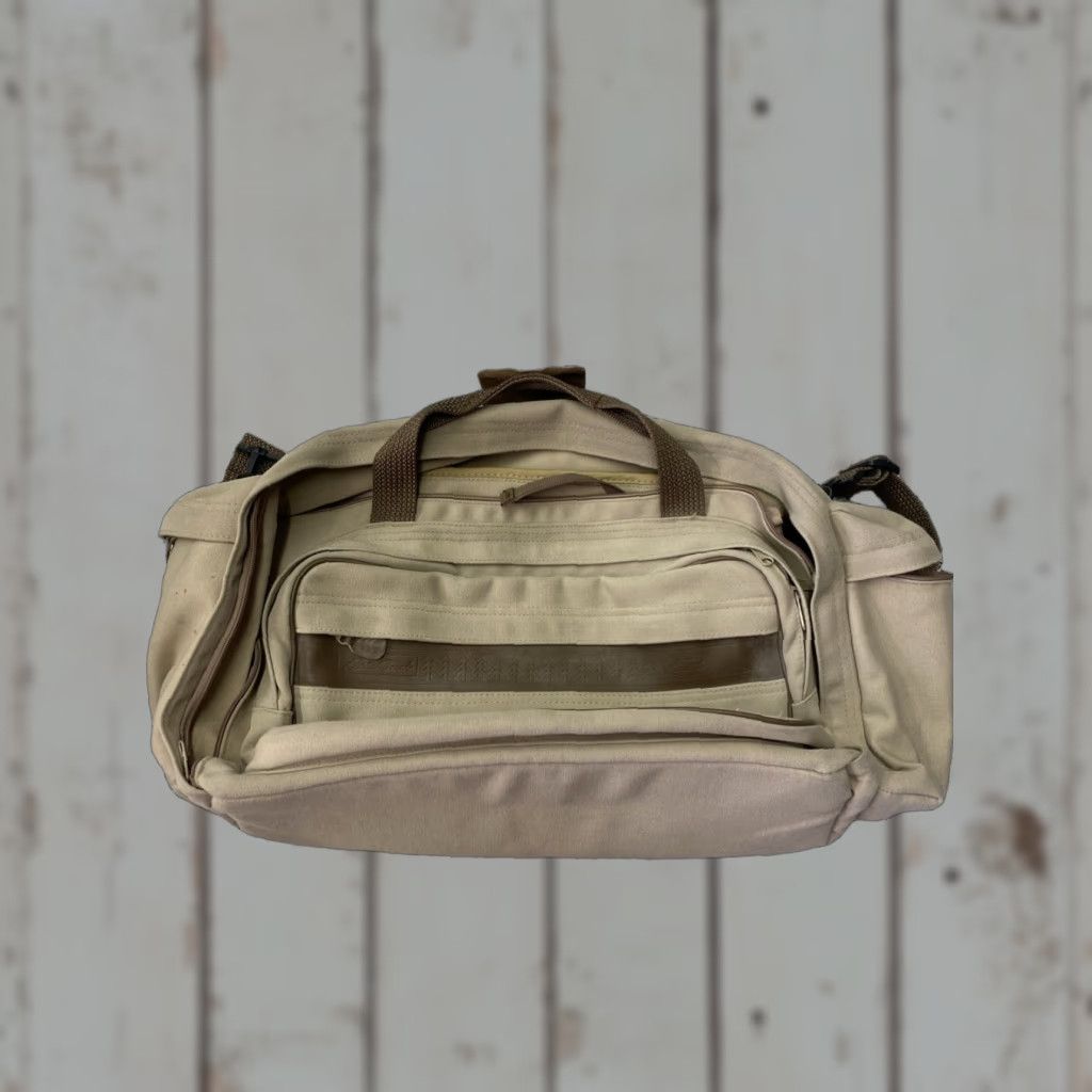 Eddie Bauer 90's Vintage Blue/Green Eddie Bauer Messenger Side Bag