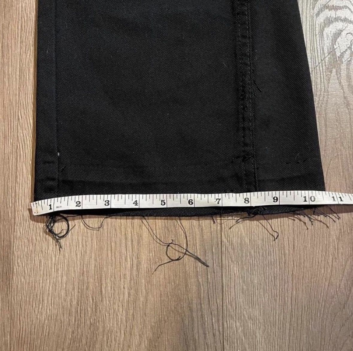 Other Custom Black Flared Jeans Size US 34 / EU 50 - 2 Thumbnail