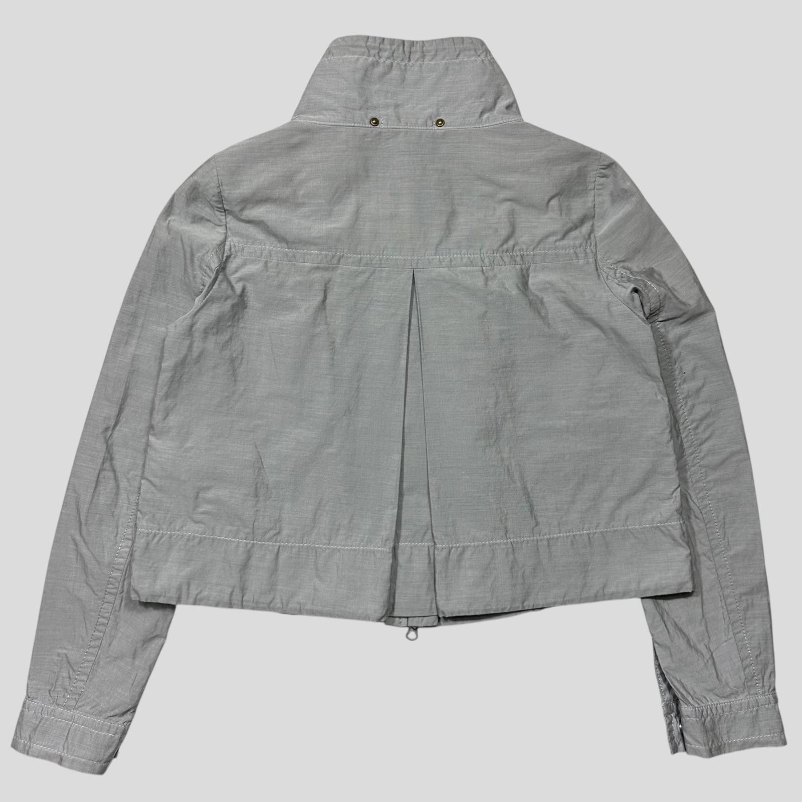 C.P. Company CP Company Cropped Pleated Co-nylon Jacket - IT40 (UK8) Size S / US 4 / IT 40 - 2 Thumbnail