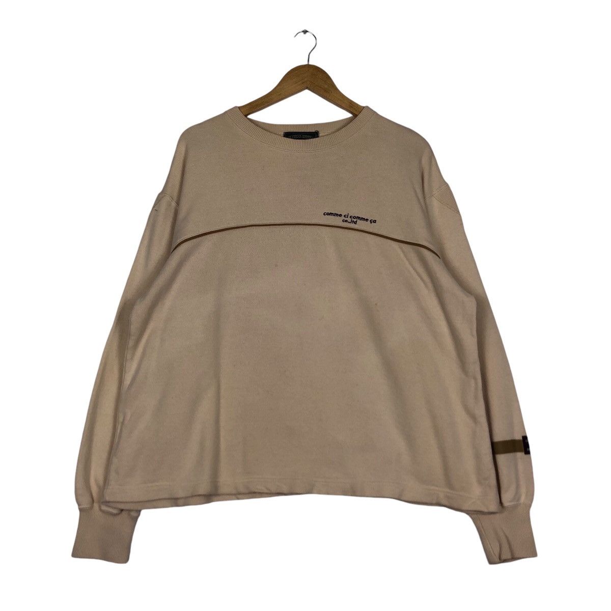 Japanese Brand × Vintage Comme ci comme co japanese brand sweatshirt shirt large Size US L / EU 52-54 / 3 - 1 Thumbnail