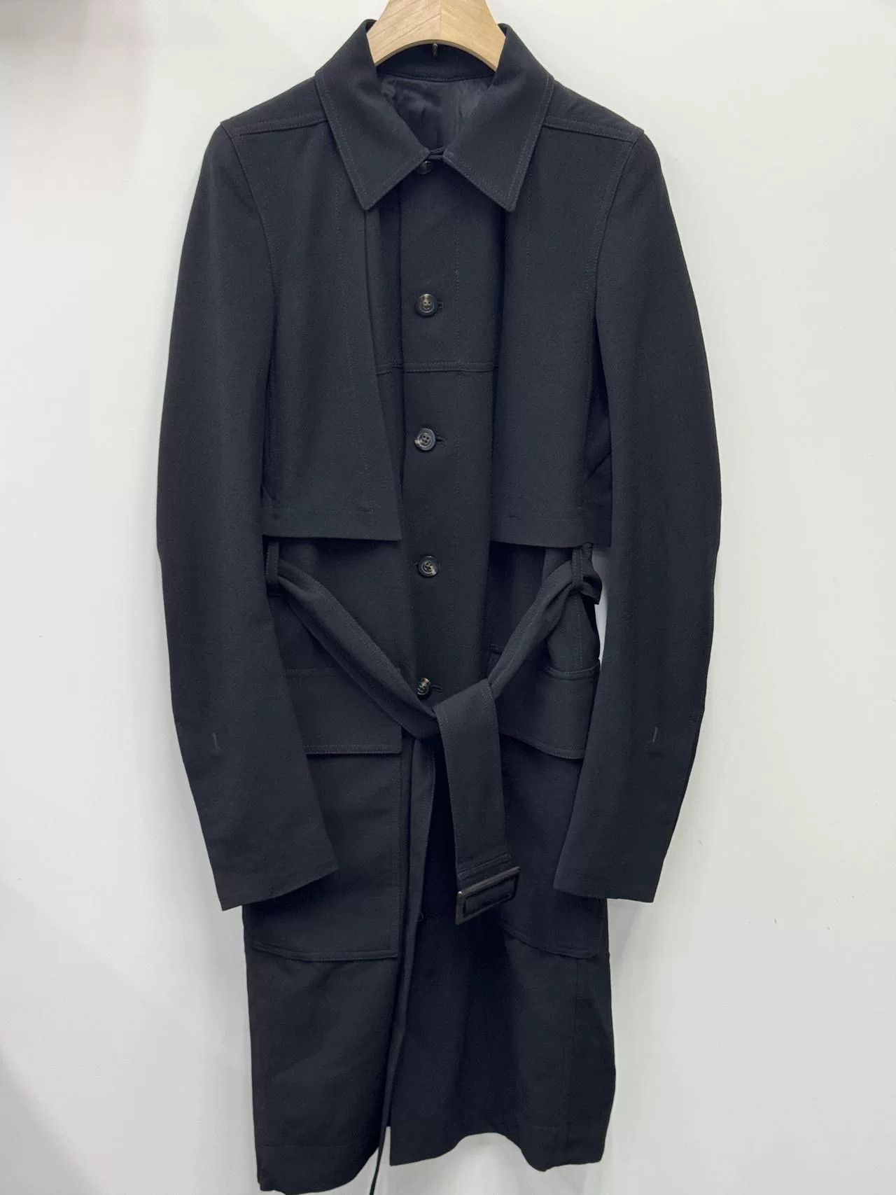 Rick Owens Rick Owens Long Black Coat Size M / US 6-8 / IT 42-44 - 1 Thumbnail