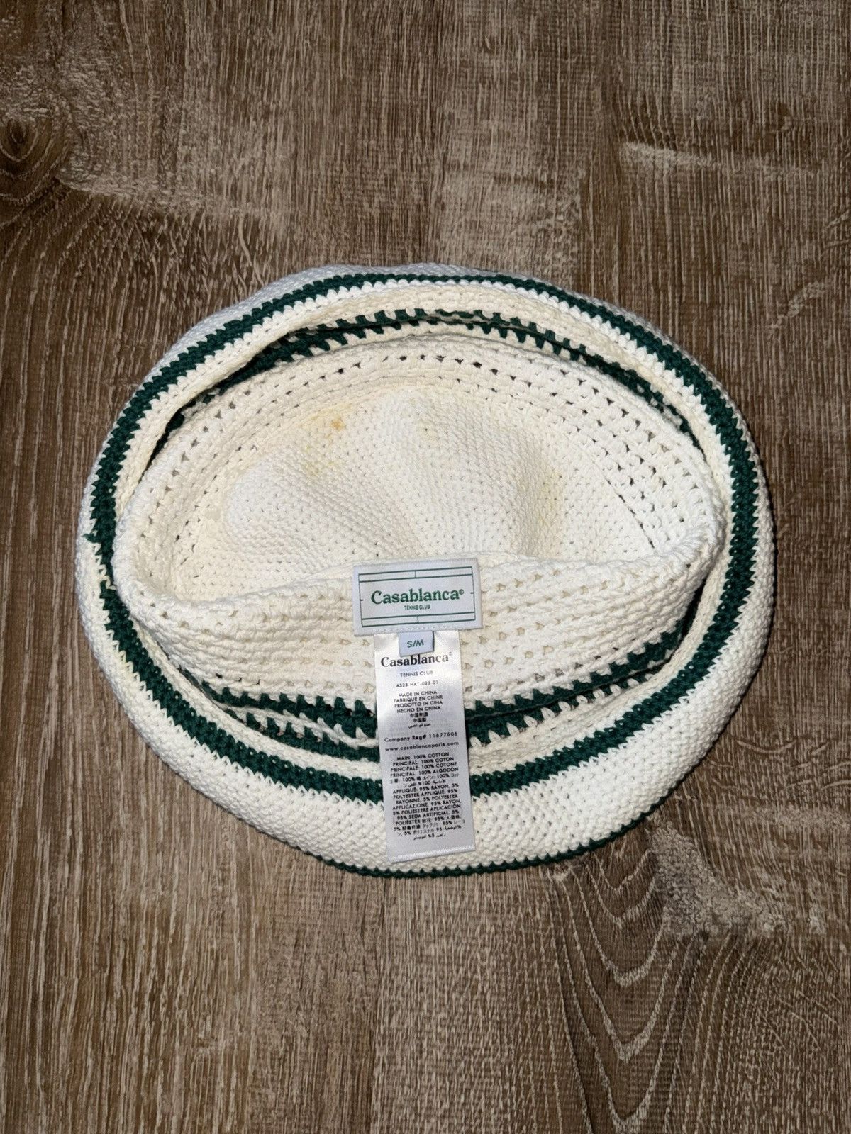 Casablanca Casablanca Crochet Tennis Bucket Hat Size ONE SIZE - 3 Thumbnail