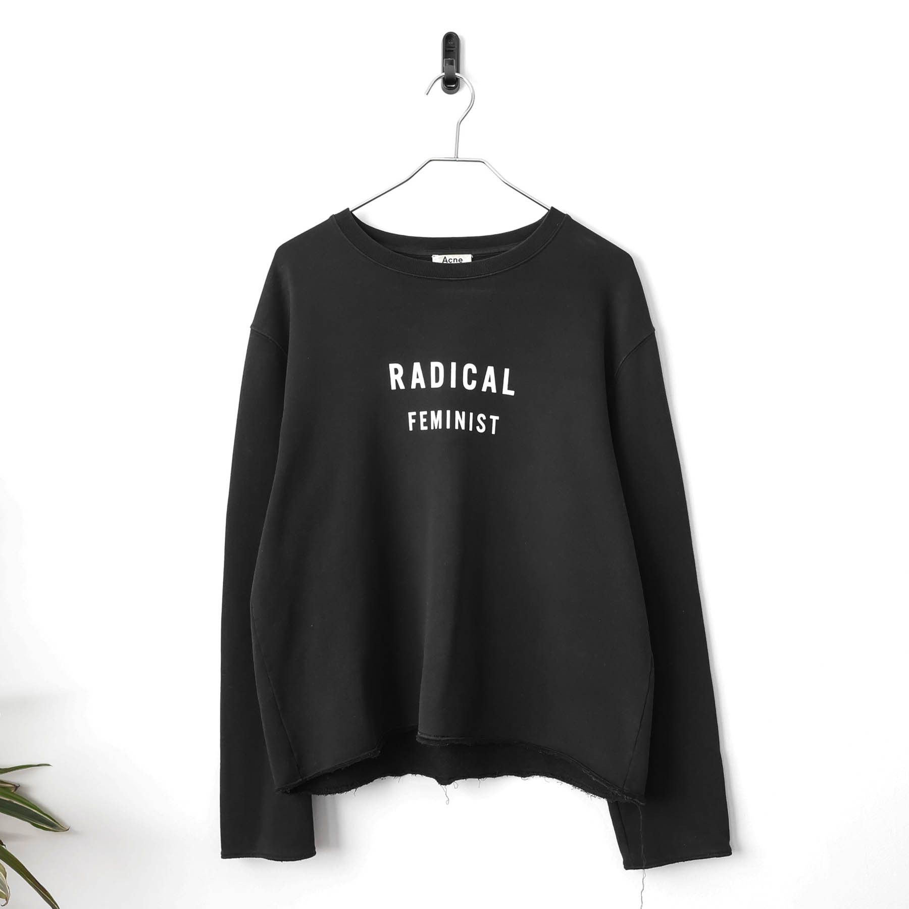 Rare Acne Studios FW15 Radical Feminist Cropped Sweatshirt