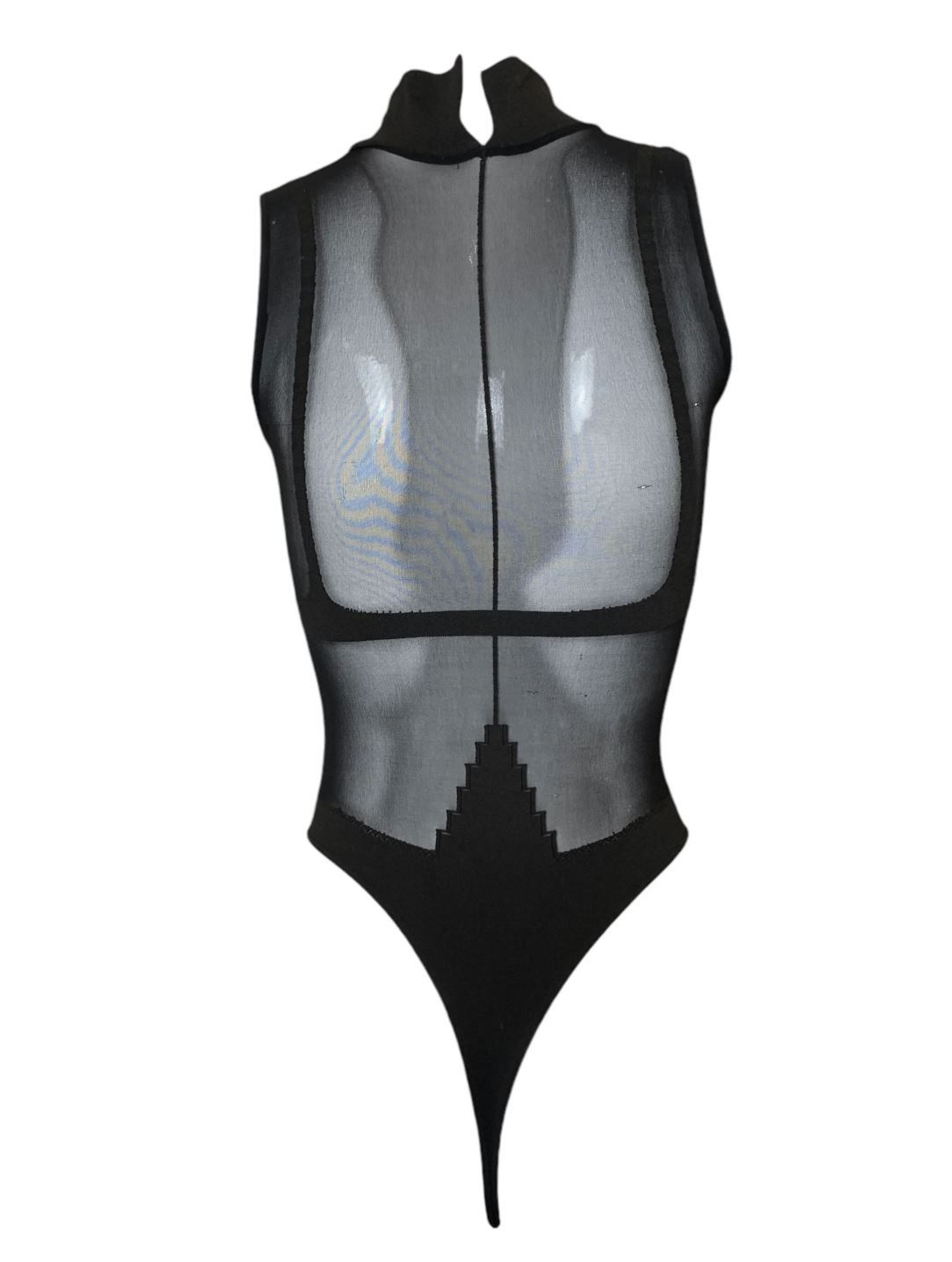 Jean Paul Gaultier Jean Paul Gaultier Wolford Mesh Sheer Transparent Top Body Size S / US 4 / IT 40 - 3 Thumbnail