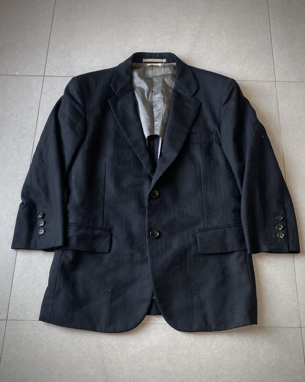 Comme des Garcons Homme Plus Comme des Garcons Homme Plus Floral Stencil 3/4 Blazer Size US S / EU 44-46 / 1 - 1 Thumbnail