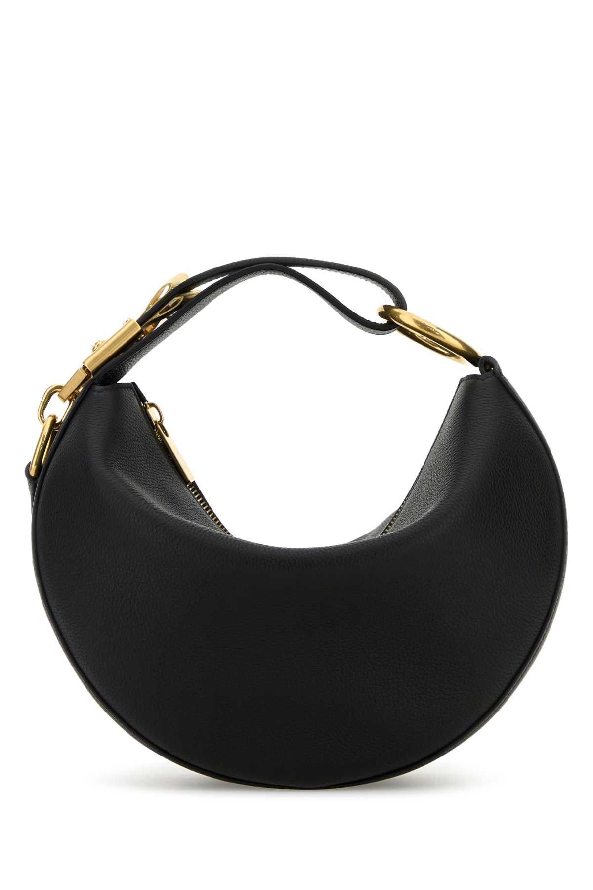 Burberry Black Leather Handbag Size ONE SIZE - 1 Thumbnail