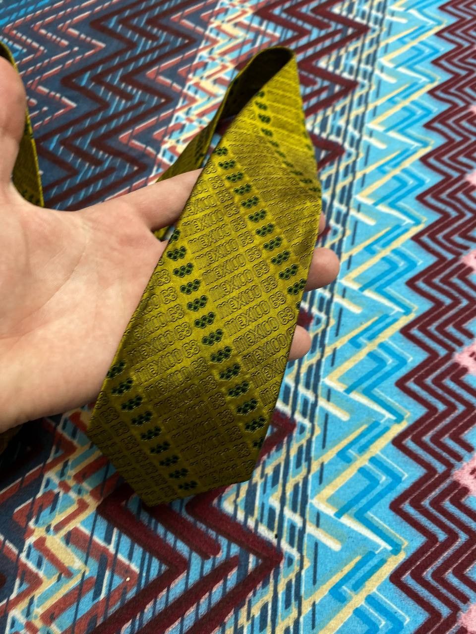 Christian Dior Monsieur Vintage 90’s Christian Dior Print Neck Tie Size ONE SIZE - 8 Thumbnail