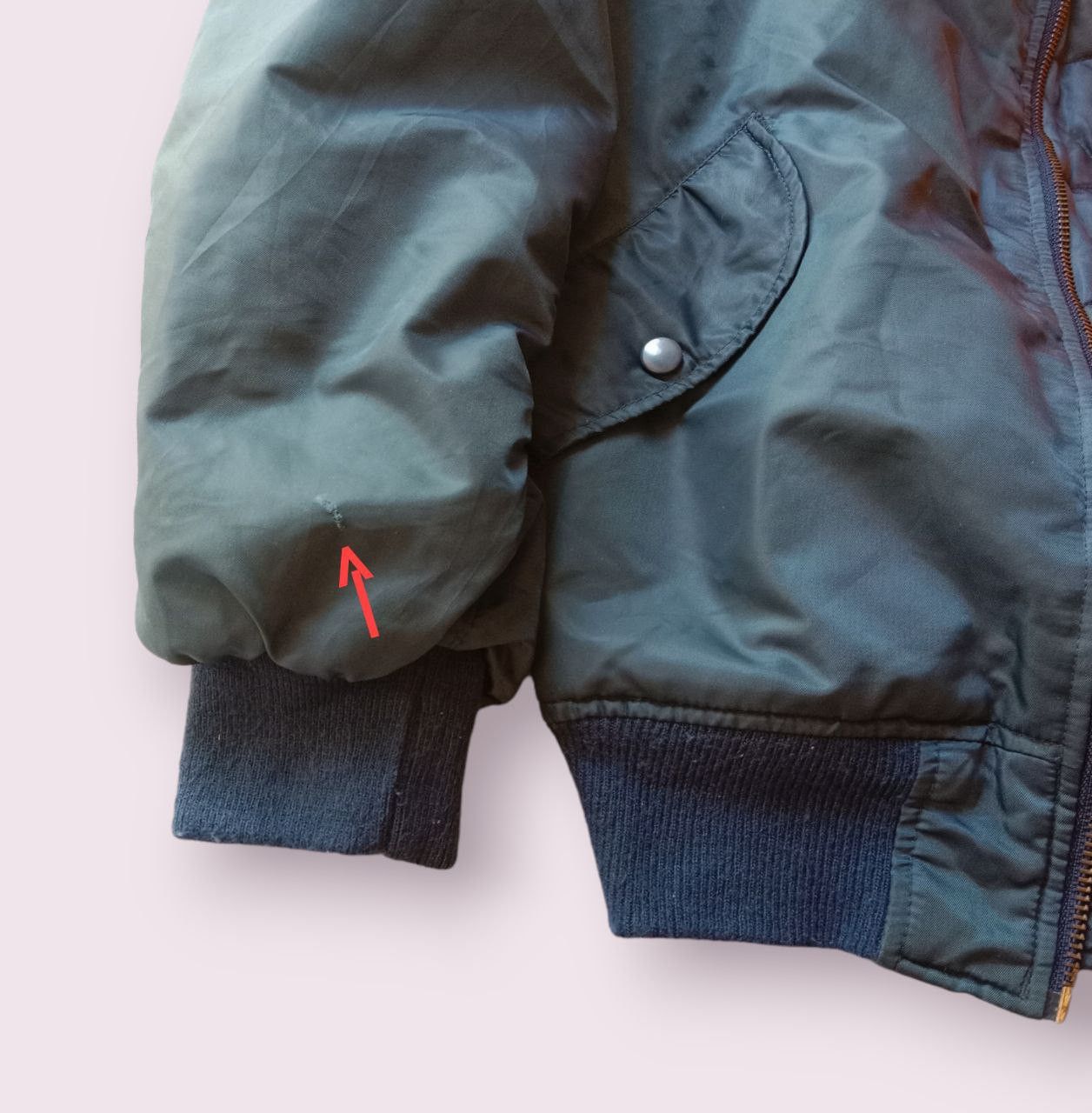 Vintage Sun Faded Reliable Intermediate MA-1 Bomber Jacket