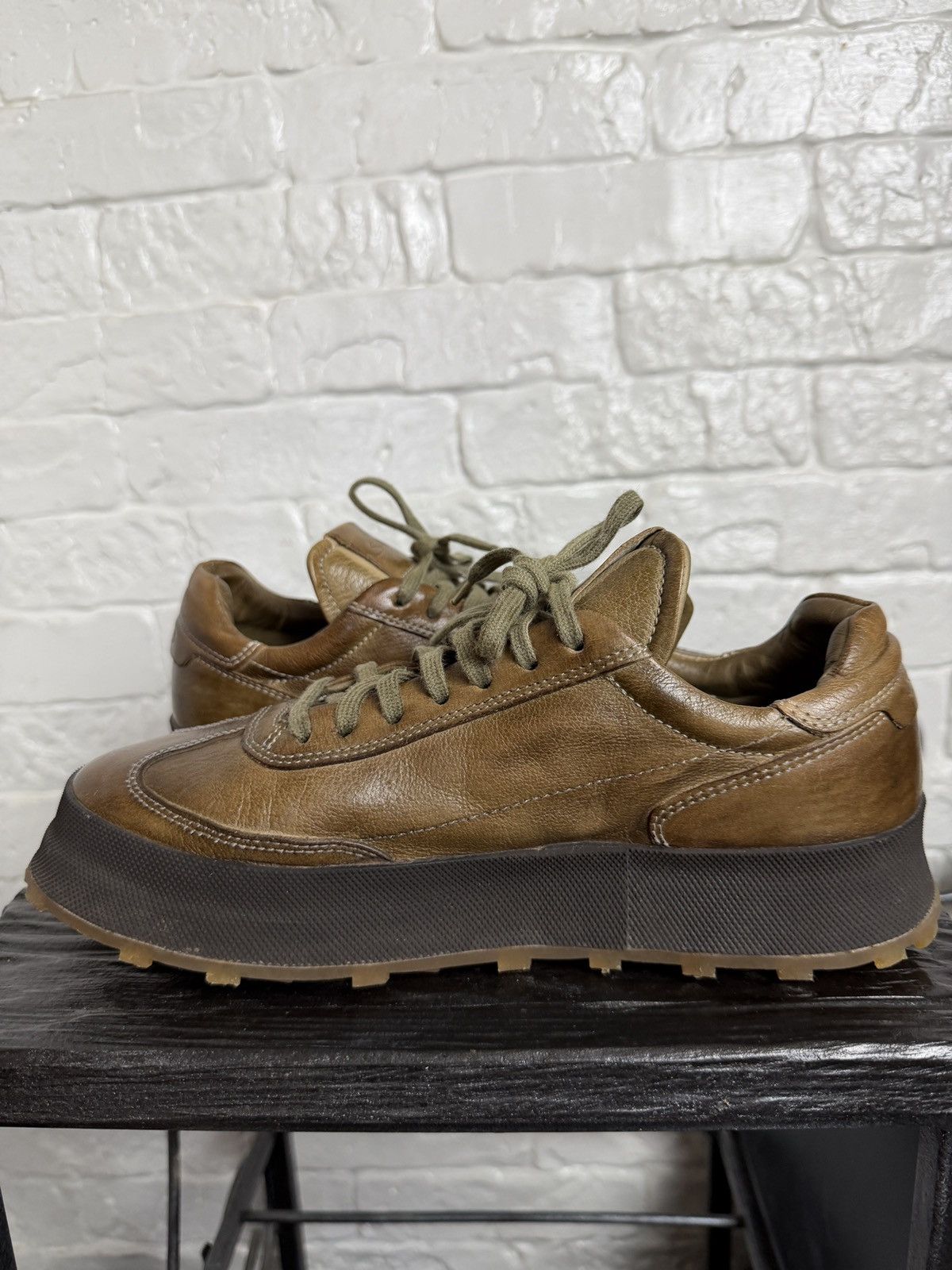 Shoto Shoto Handcrafted Italian Leather Shoes Size US 8 / IT 38 - 6 Thumbnail