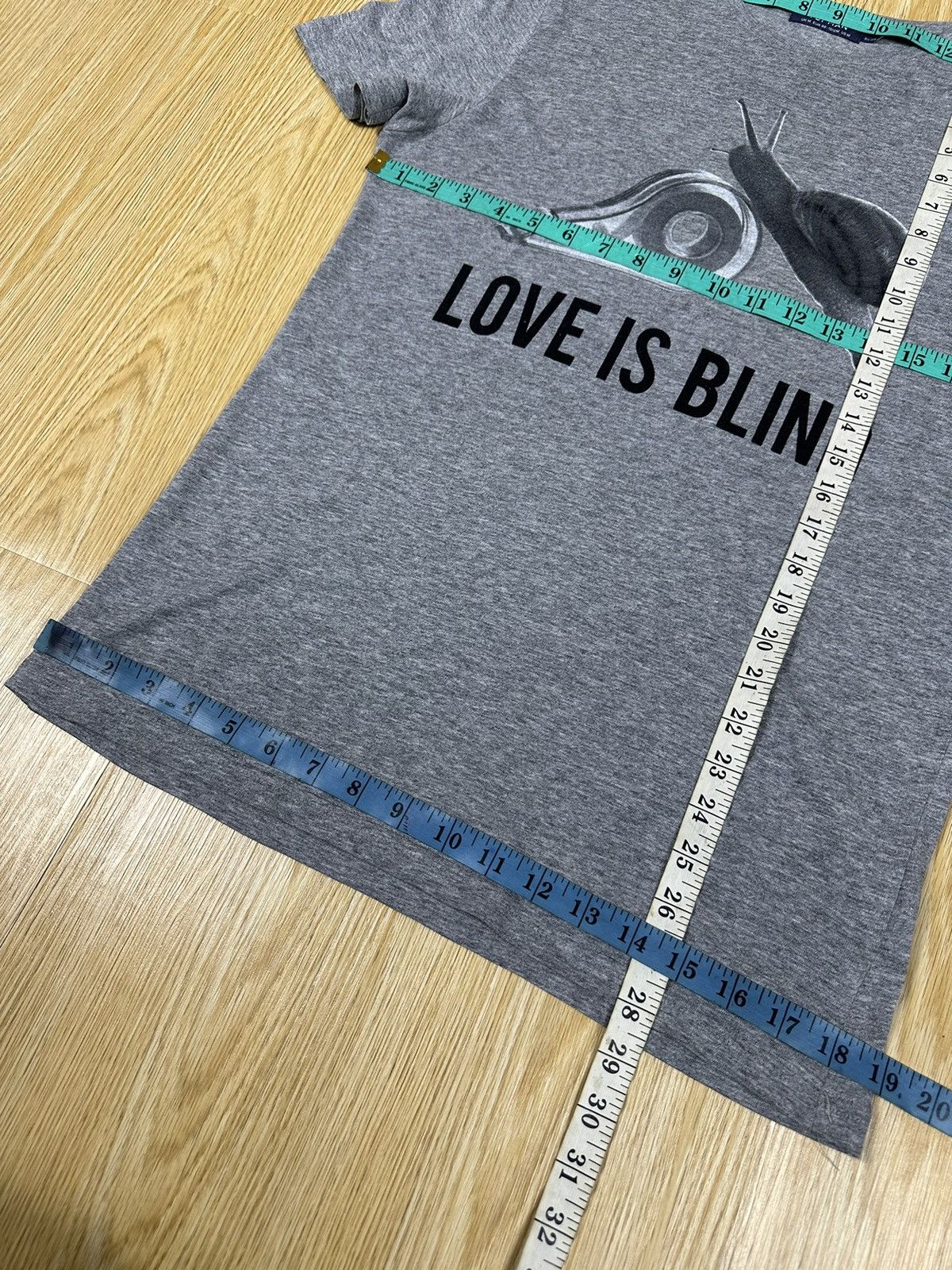 Topman Topman Love Is Blind Tshirt Made in Greece A360 Size US M / EU 48-50 / 2 - 5 Thumbnail