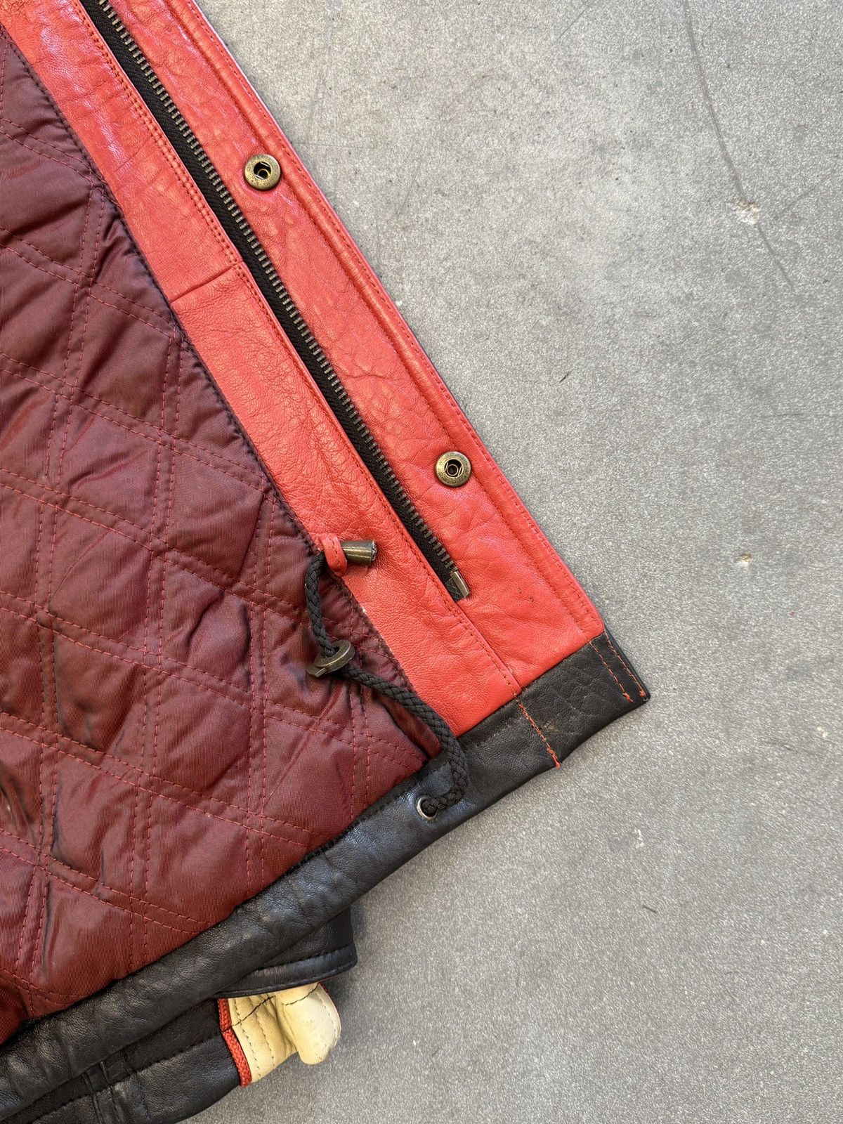 Vintage ‘90s Vintage Wu-Wear Leather Jacket Size US XXL / EU 58 / 5 - 19 Thumbnail