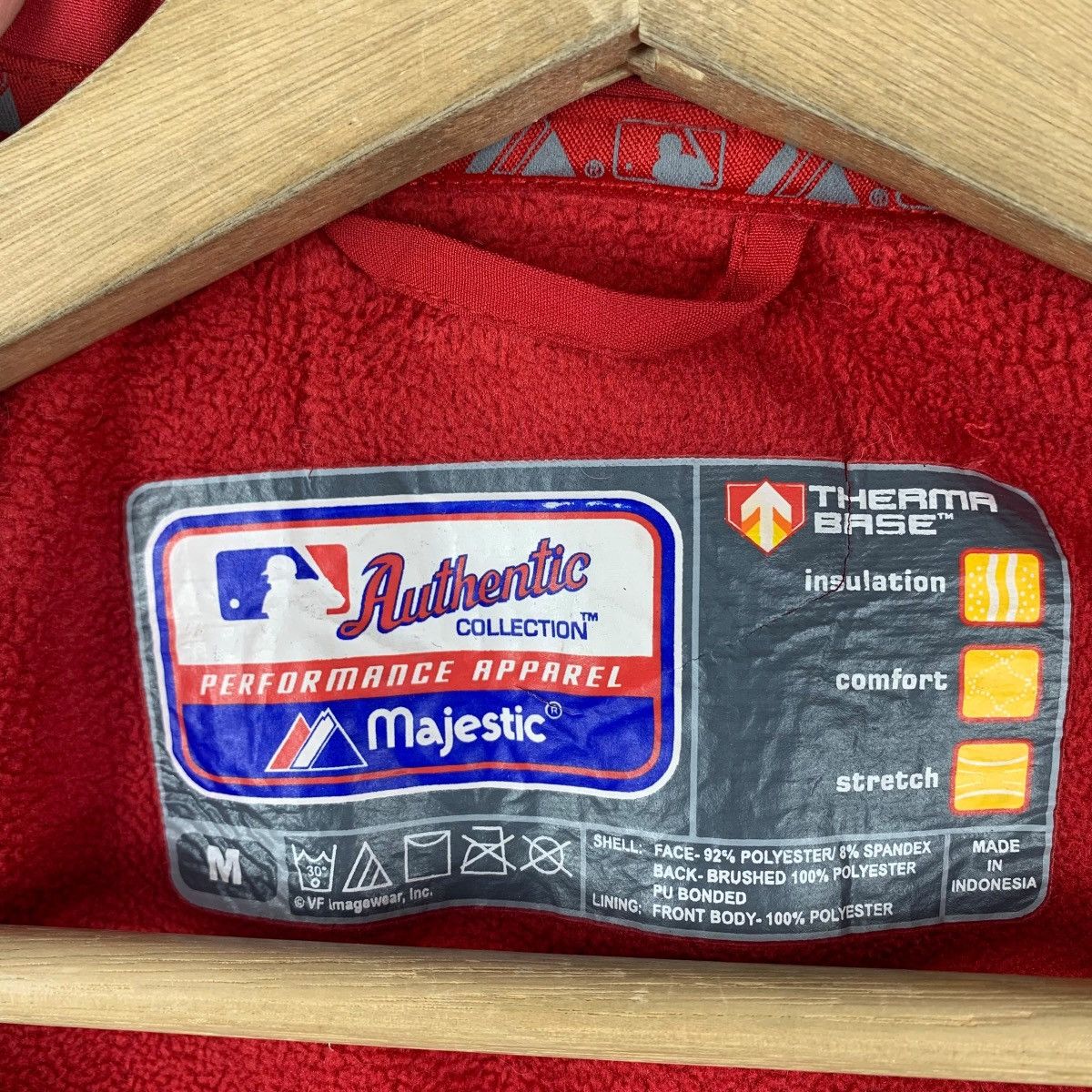 MLB × Majestic × Vintage Vintage CINCIANTI REDS majestic thermabased warmup jacket Size US M / EU 48-50 / 2 - 3 Thumbnail