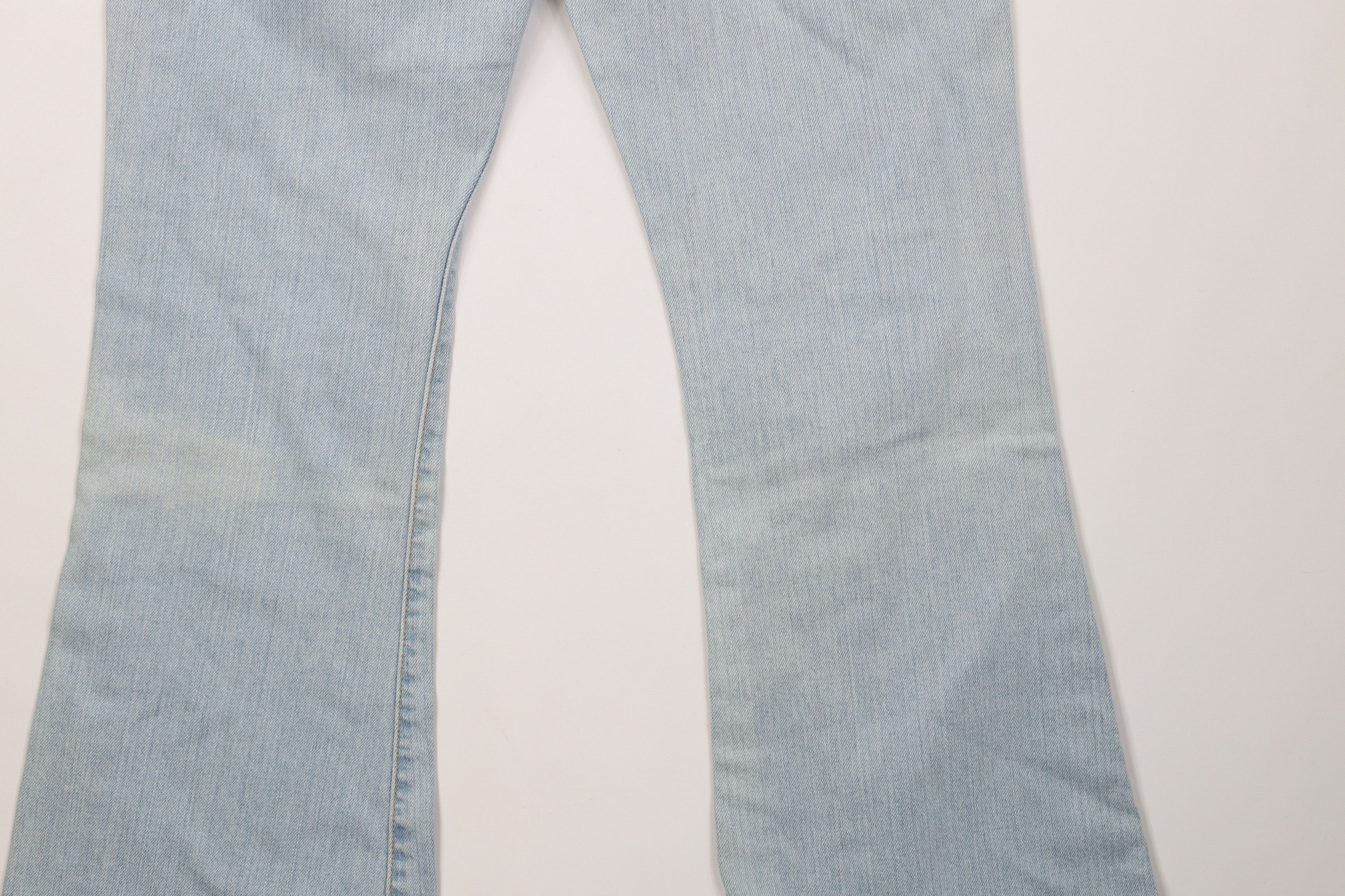 Levi's Vintage Y2K 2005 Levis 519 Rise Flared Denim Jeans Blue Size 30" / US 8 / IT 44 - 12 Thumbnail