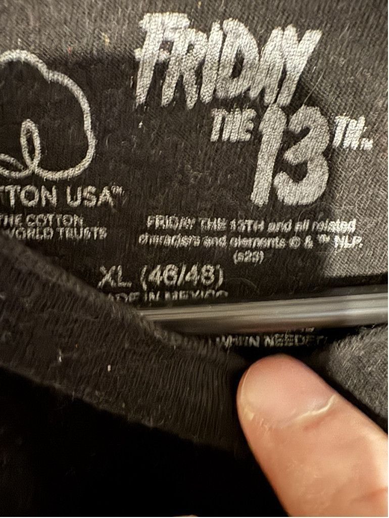 The Unbranded Brand Friday the 13 Movie Logo T-Shirt Men's Size XL Black Horror Size US XL / EU 56 / 4 - 4 Thumbnail