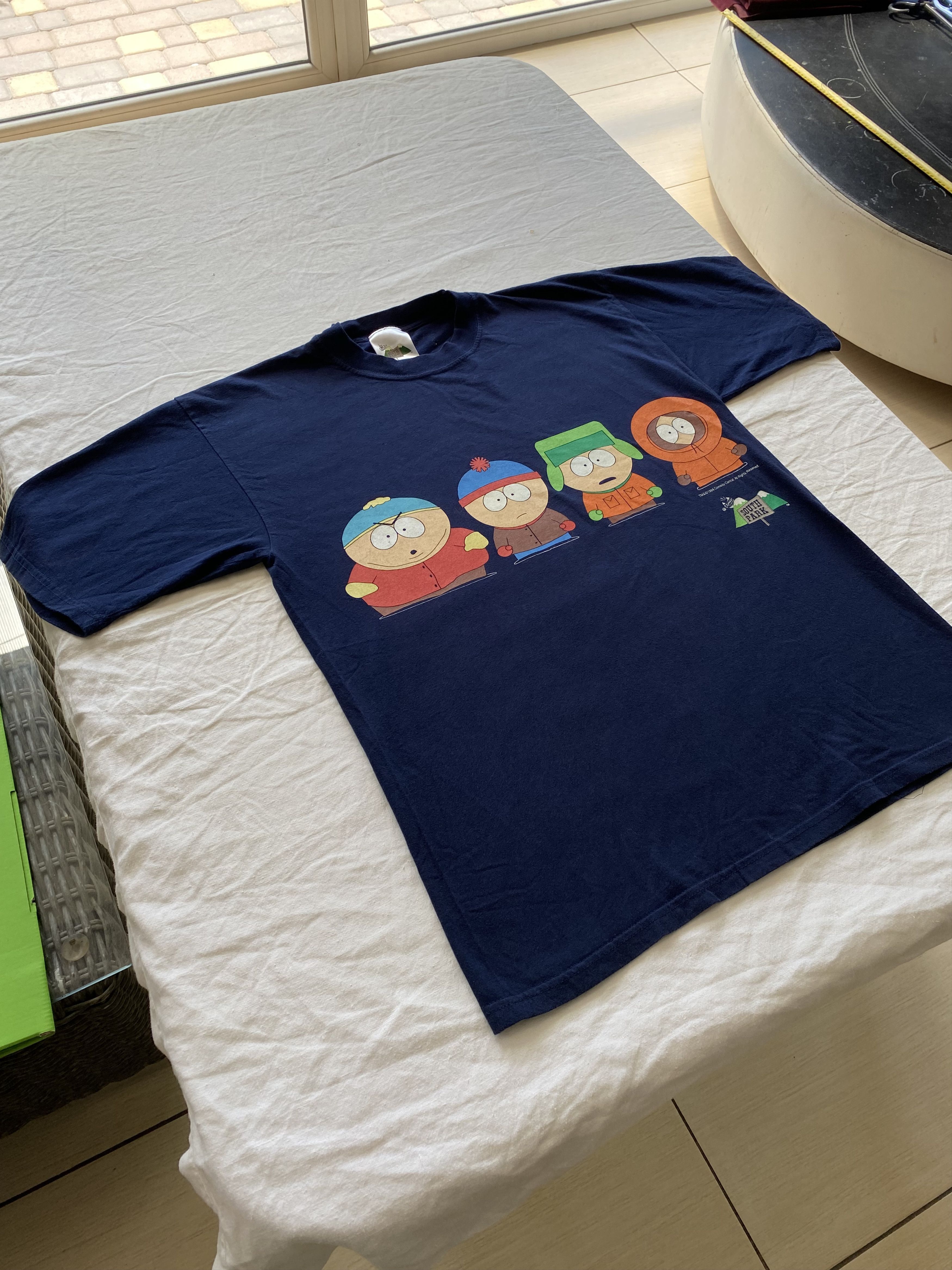 Cartoon Network South Park Vintage 1998 Navy Blue Cartoon Movie Tee Size US M / EU 48-50 / 2 - 13 Thumbnail