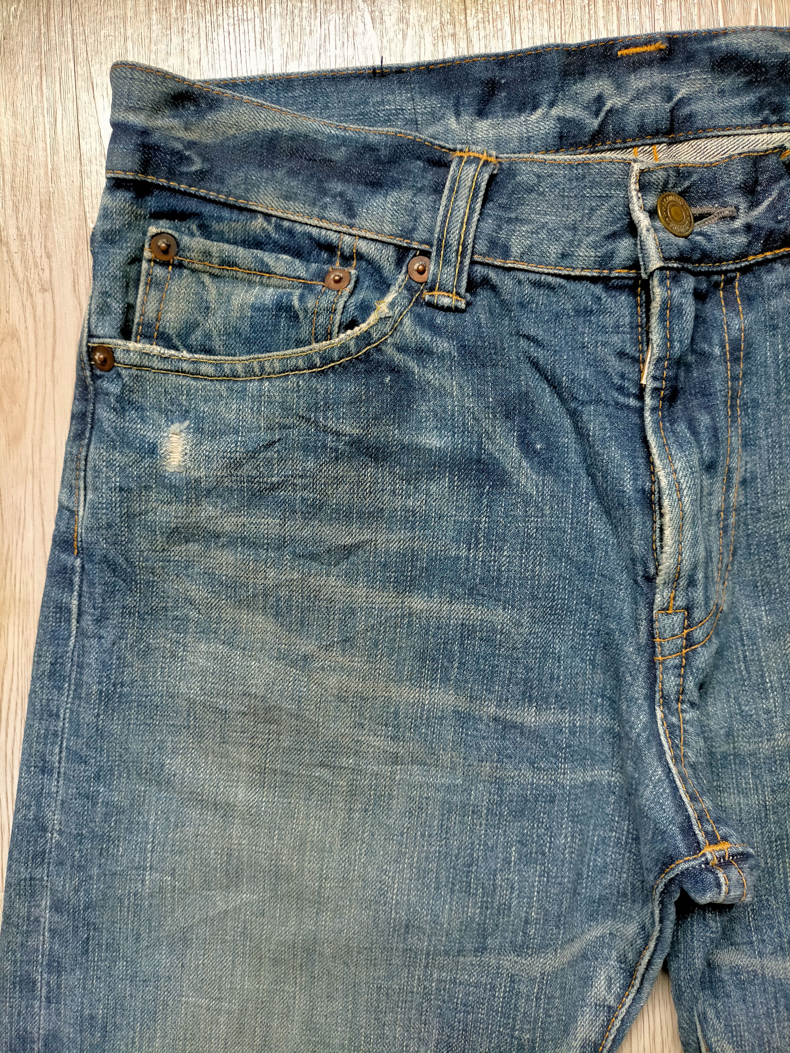 Hysteric Glamour × Japanese Brand Made in Japan Acoustic Denim Pants Size US 31 - 4 Thumbnail