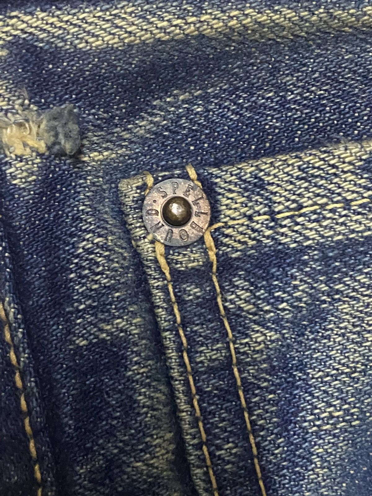 Levi's Vintage Levis Japan Mud Wash Rusty Distressed Loose Jeans Size US 33 - 11 Thumbnail