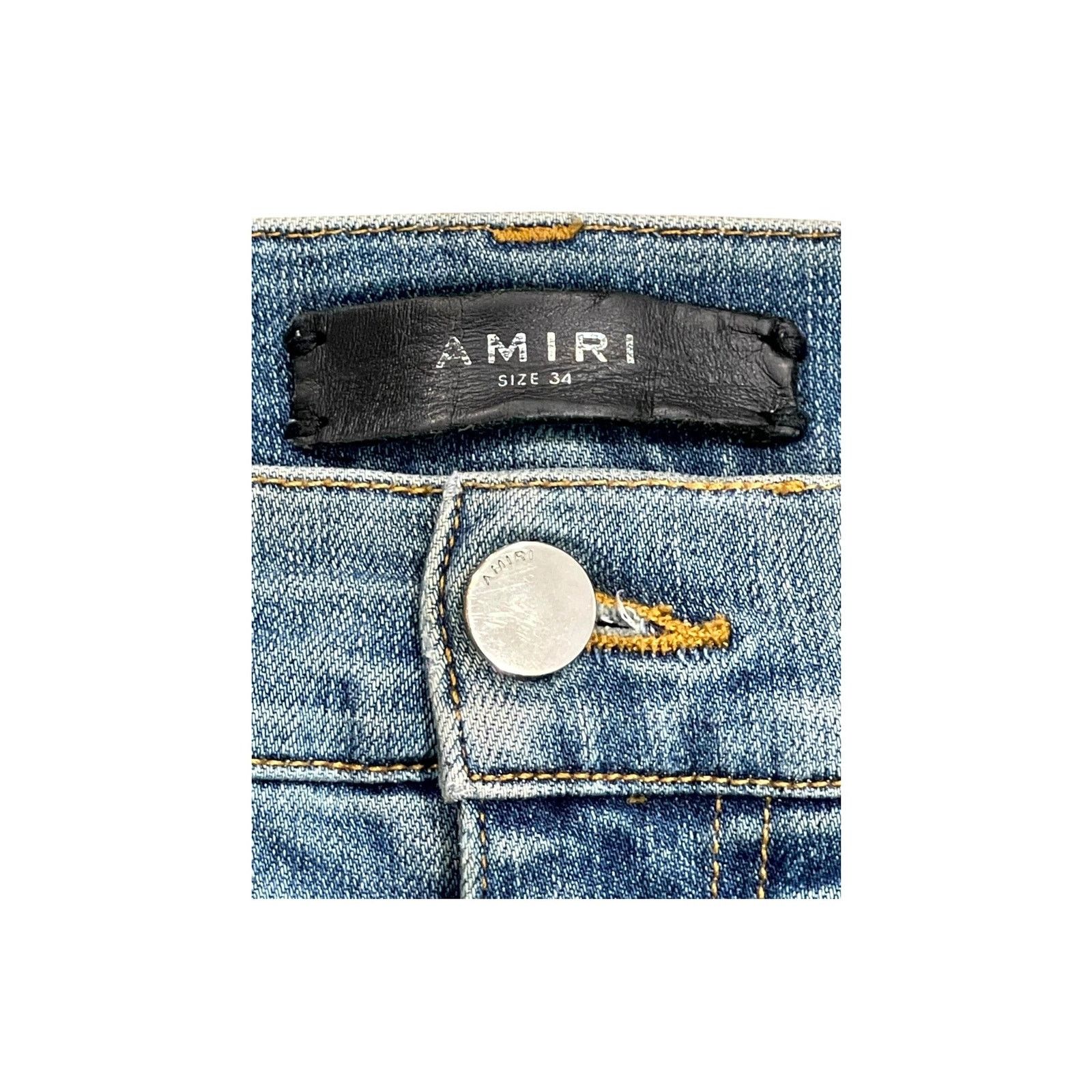 Amiri Amiri Ripped Plain Thrasher Vintage Wash Jeans Size US 34 / EU 50 - 5 Thumbnail