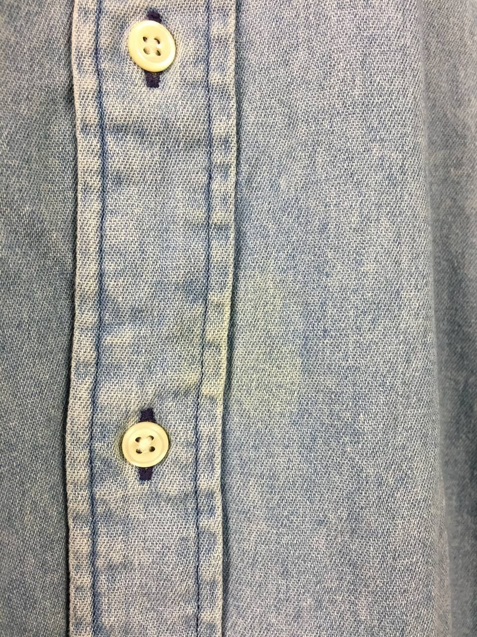 Ralph Lauren Vtg 90s Ralph Lauren Sport Tilden Denim Button Down Shirt Size US M / EU 48-50 / 2 - 4 Thumbnail