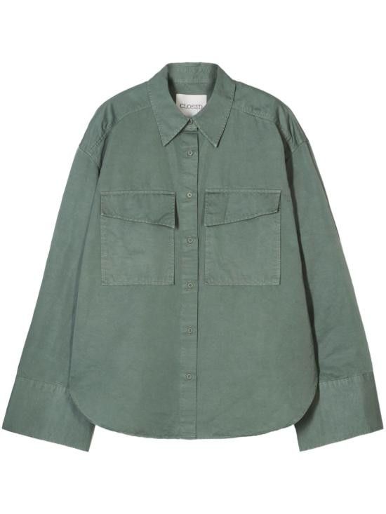 CLOSED Women Shirts C94436 26F30601 Green