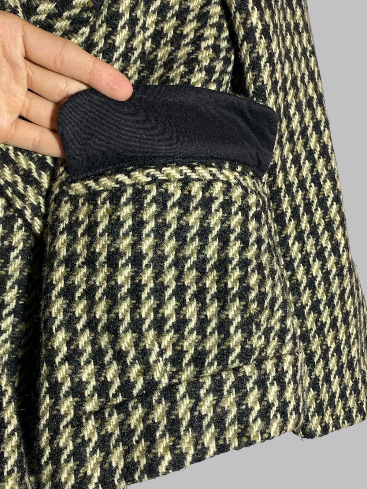 Marni Marni Wool Tweed Jacket Houndstooth Pattern Women’s Size 44 Size M / US 6-8 / IT 42-44 - 12 Thumbnail
