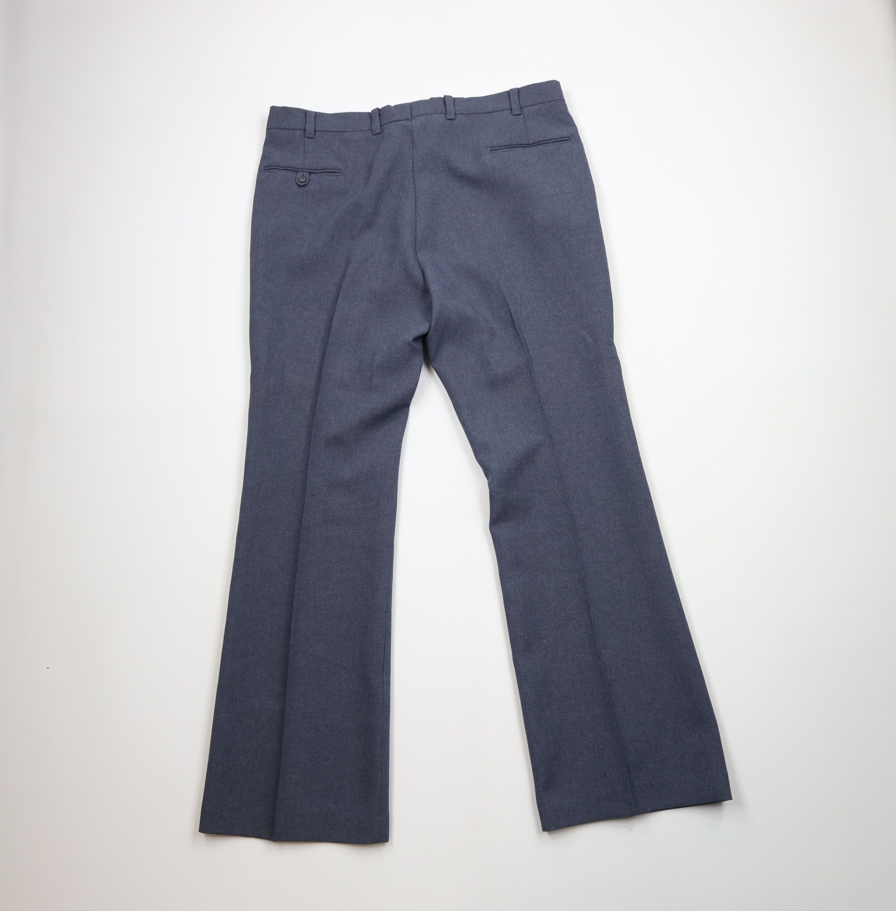 Levi's × Vintage Vintage 70s Levis Wide Leg Bell Bottoms Chino Pants Blue USA Size US 38 / EU 54 - 9 Thumbnail