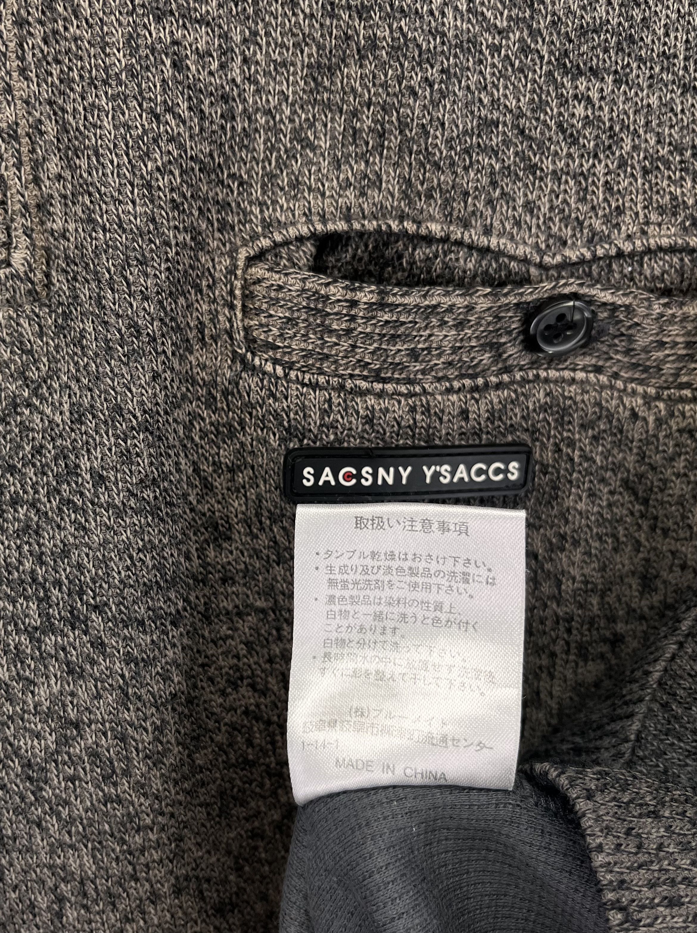 Vintage Vintage Yohji Yamamoto Y’saccs Sacsny Rare Sweatshirt Size US L / EU 52-54 / 3 - 7 Thumbnail