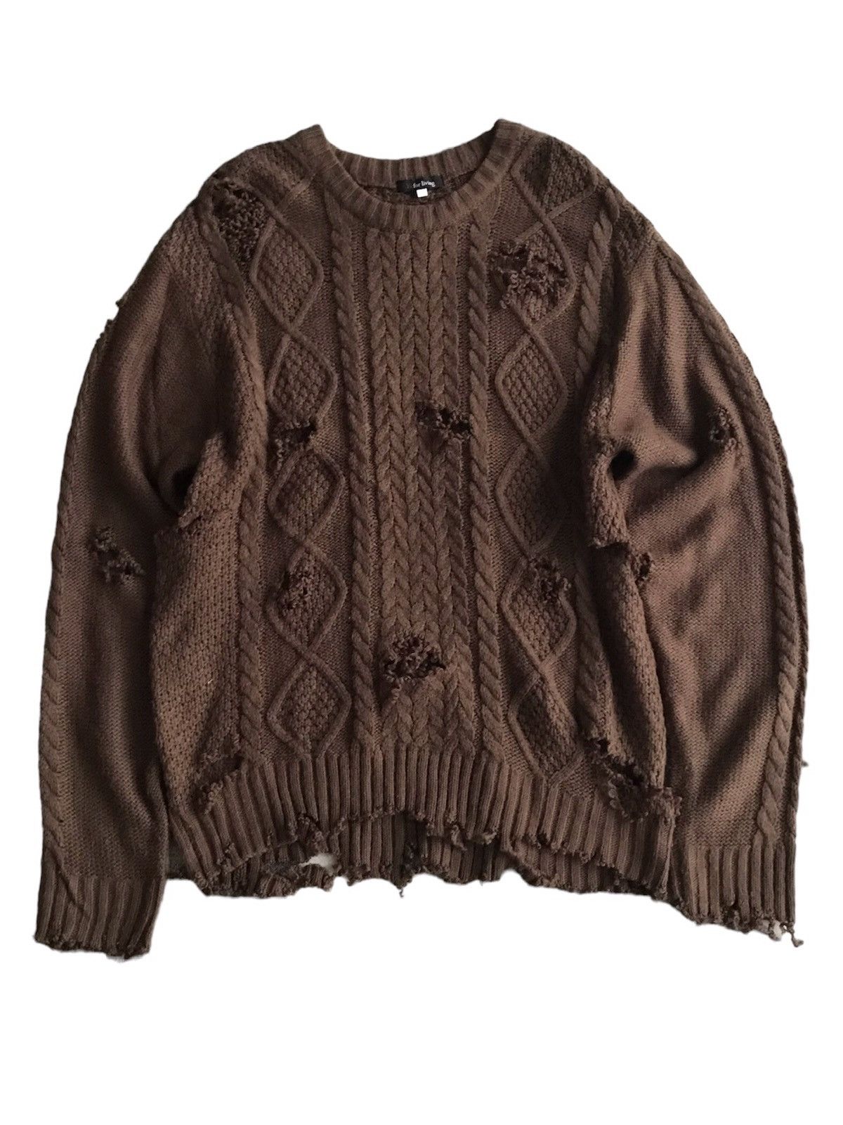 Y's for men 01SS Grange Destroy Knit