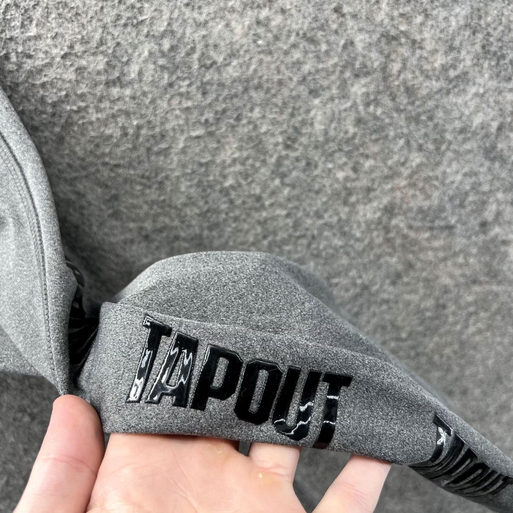 Tapout Tapout Leggings Women Large Gray Athletic Compression Elastic Waist Size 36" / US 14 / IT 50 - 4 Thumbnail