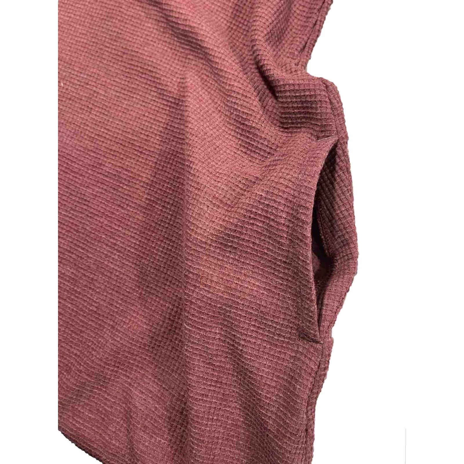 Toad&Co Toad & Co Womens XS Foothill Long Sleeve Swing Dress Maroon Size XS / US 0-2 / IT 36-38 - 3 Thumbnail