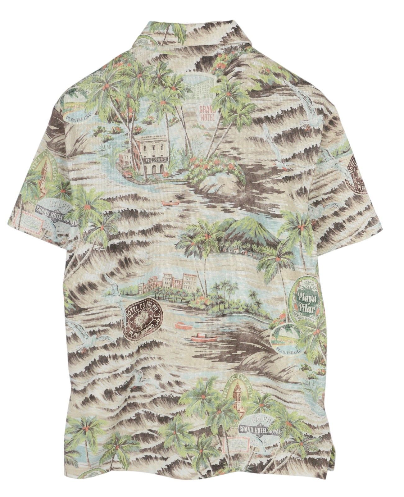 Polo Ralph Lauren CUSTOM SLIM FIT M Palm Print Short Sleeve T-Shirt 84528 Size US M / EU 48-50 / 2 - 2 Thumbnail