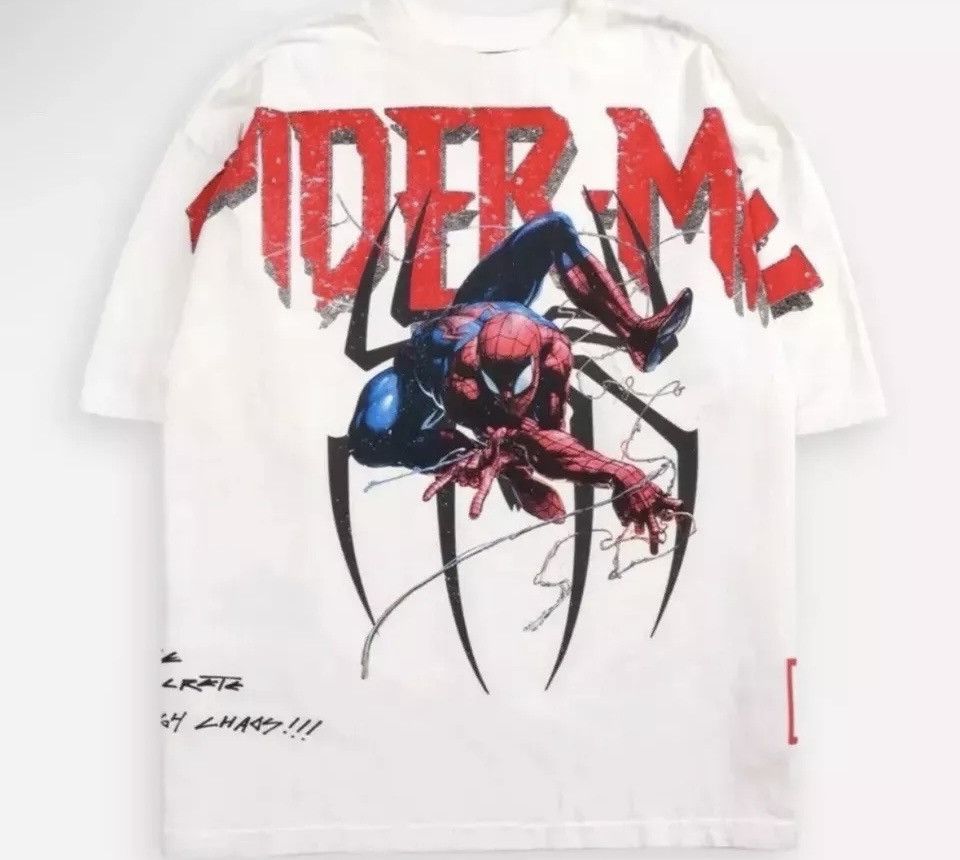 Image of Civil Regime X Spider-Man in White, Men's (Size XL)