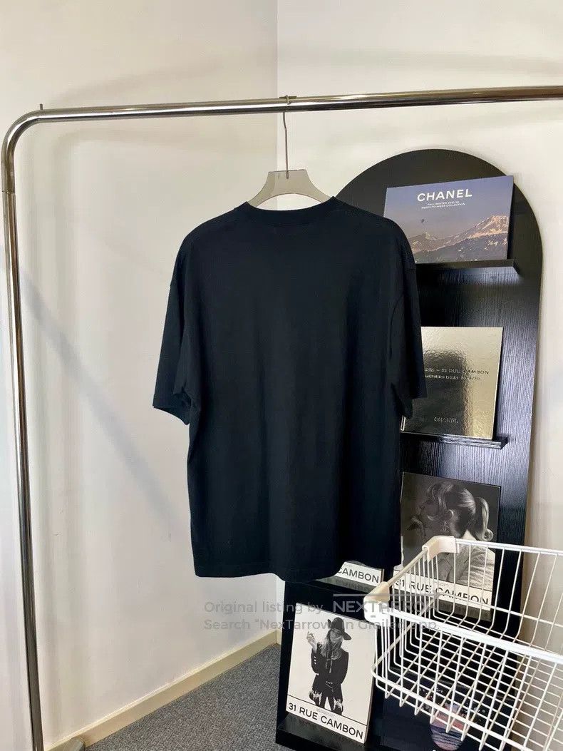 Balenciaga Balenciaga Black Short Sleeve Size US M / EU 48-50 / 2 - 2 Thumbnail