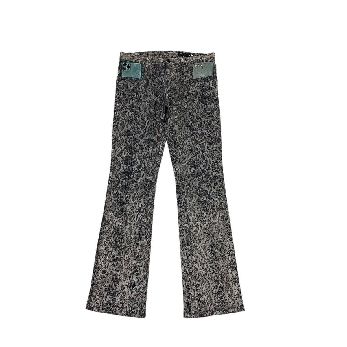 L7 Real Hip L7 Real Hip Snakeskin Flared Pants Size US 28 / EU 44 - 2 Thumbnail