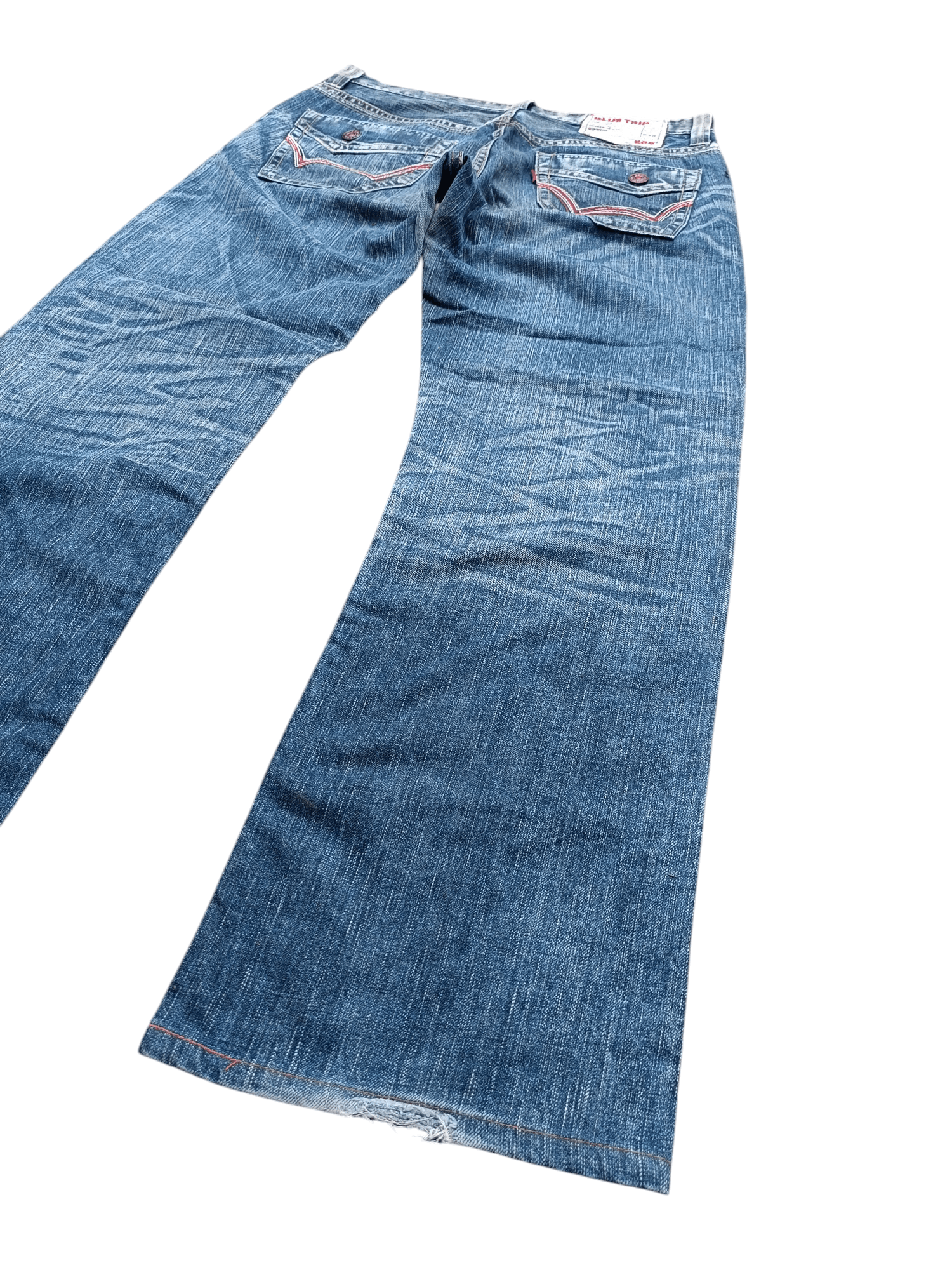 Beauty Beast Vintage Edwin 503 Loose Baggy Faded Dirty Style Denim Size US 34 / EU 50 - 10 Thumbnail