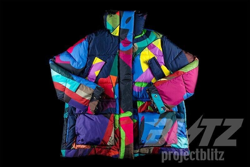 Sacai FW21 Sacai Kaws Padded Jacket Multicolor Size 2 M Medium Size US M / EU 48-50 / 2 - 2 Thumbnail