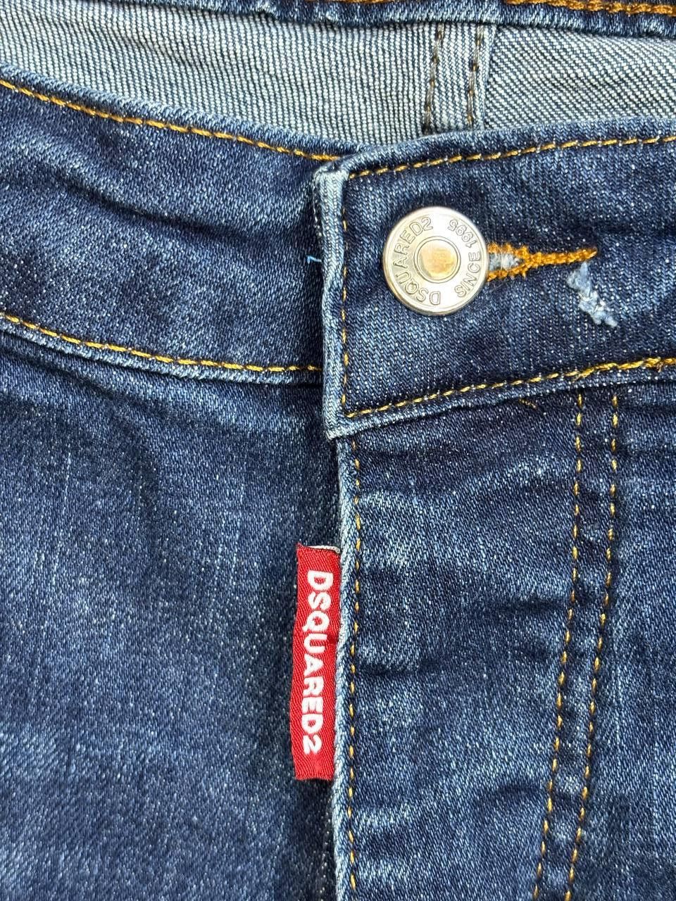 Dsquared2 DSQUARED2 Italy Distressed Fade Denim Shorts Size 56 Size US 40 / EU 56 - 5 Thumbnail