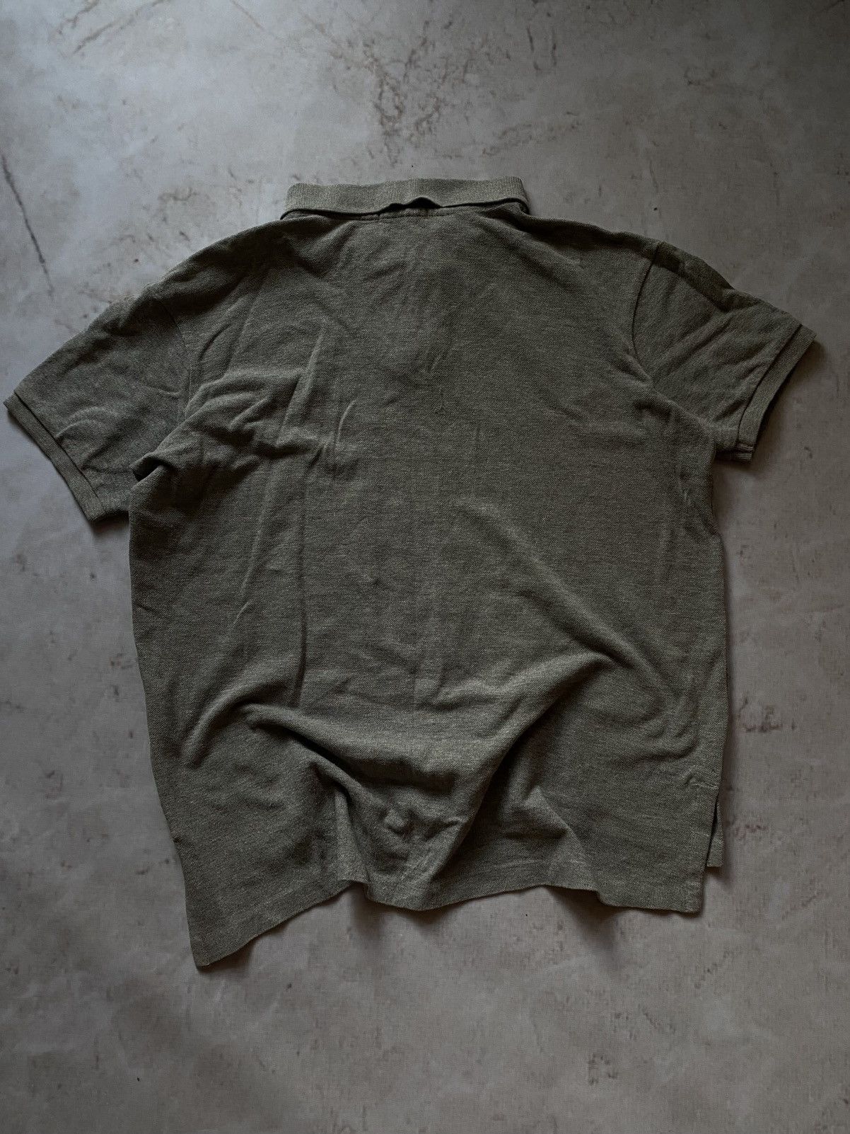 Polo Ralph Lauren × RRL Ralph Lauren × Vintage Vintage Polo Ralph Lauren gray polo T-shirt Chief Keef style Size US M / EU 48-50 / 2 - 4 Thumbnail