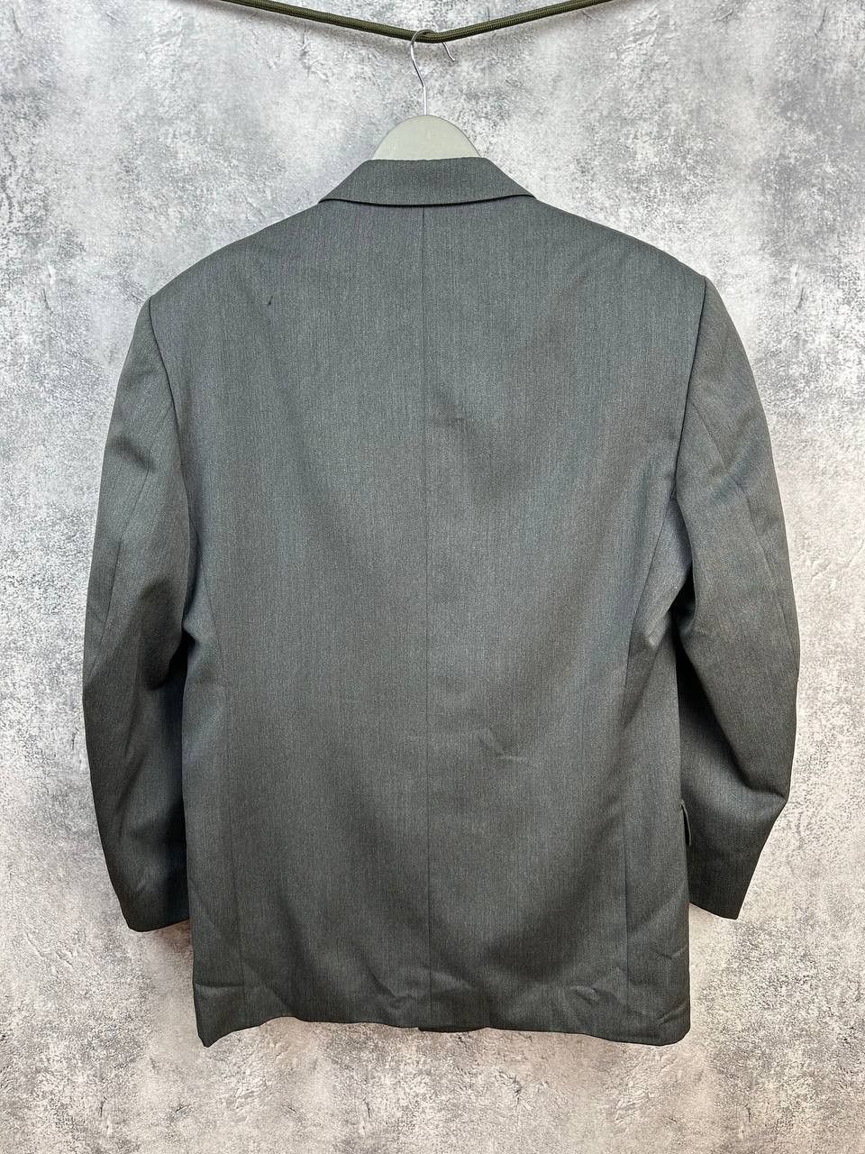Yves Saint Laurent Yves Saint Laurent Pour Homme VTG Gray Double-Breasted Suit Size 48R - 3 Thumbnail