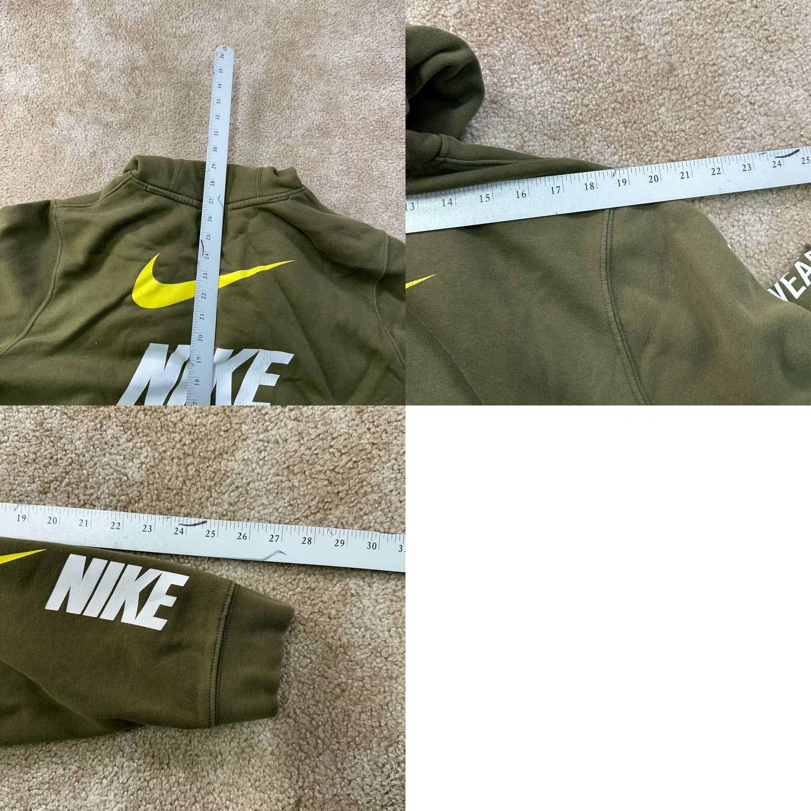 Nike Nike Hoodie Men XL Logo Long Sleeve Hooded Sweatshirt Green Size US XL / EU 56 / 4 - 9 Thumbnail